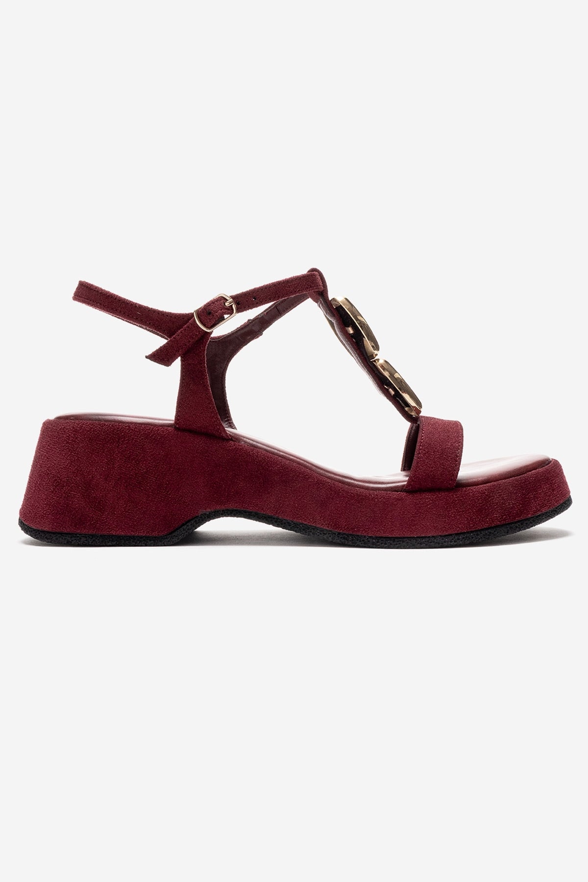 MATT - Burgundy Platform Sandal (Women)