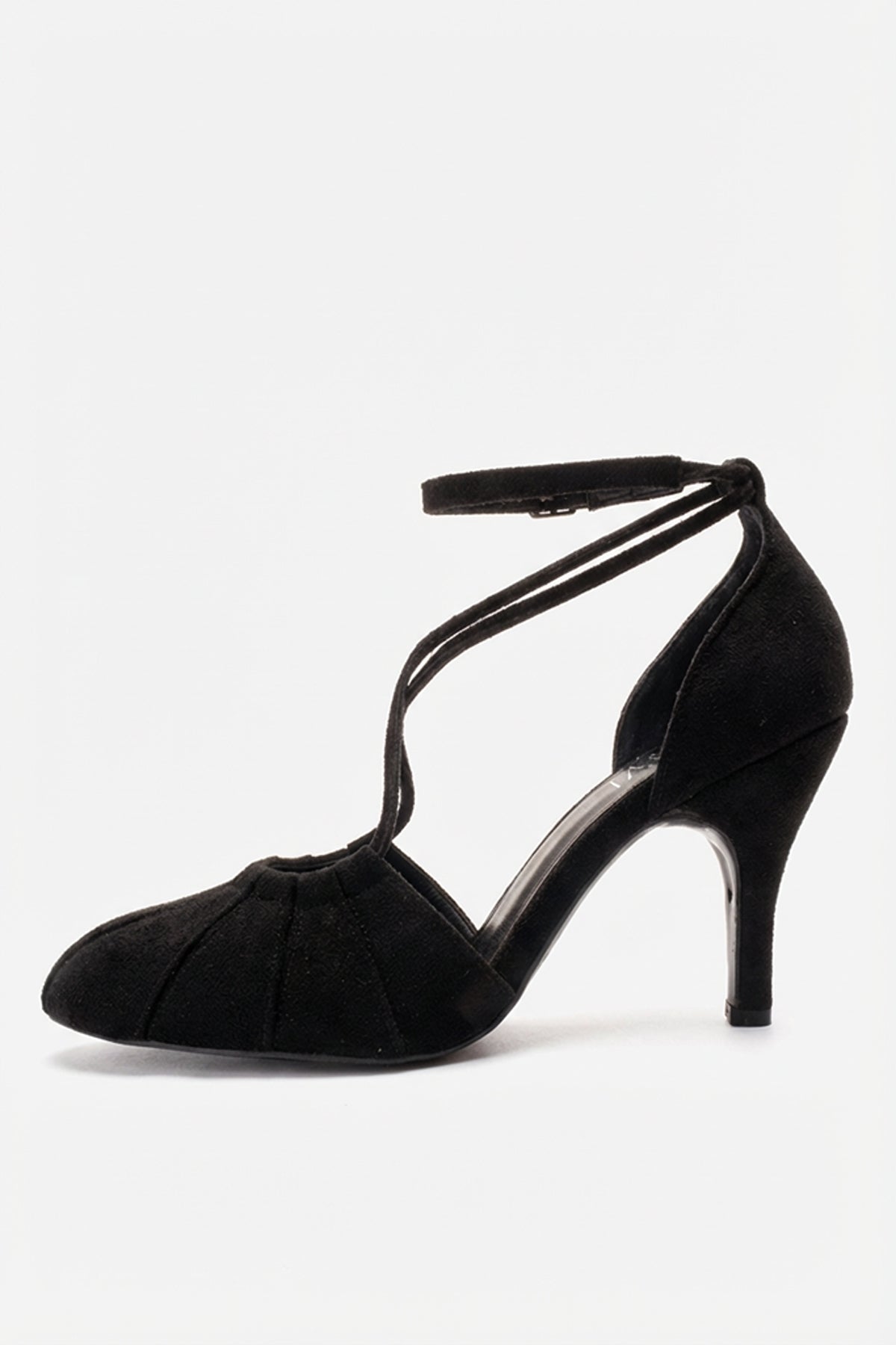 ELIZA - Black Suede Stiletto Pump (Women)