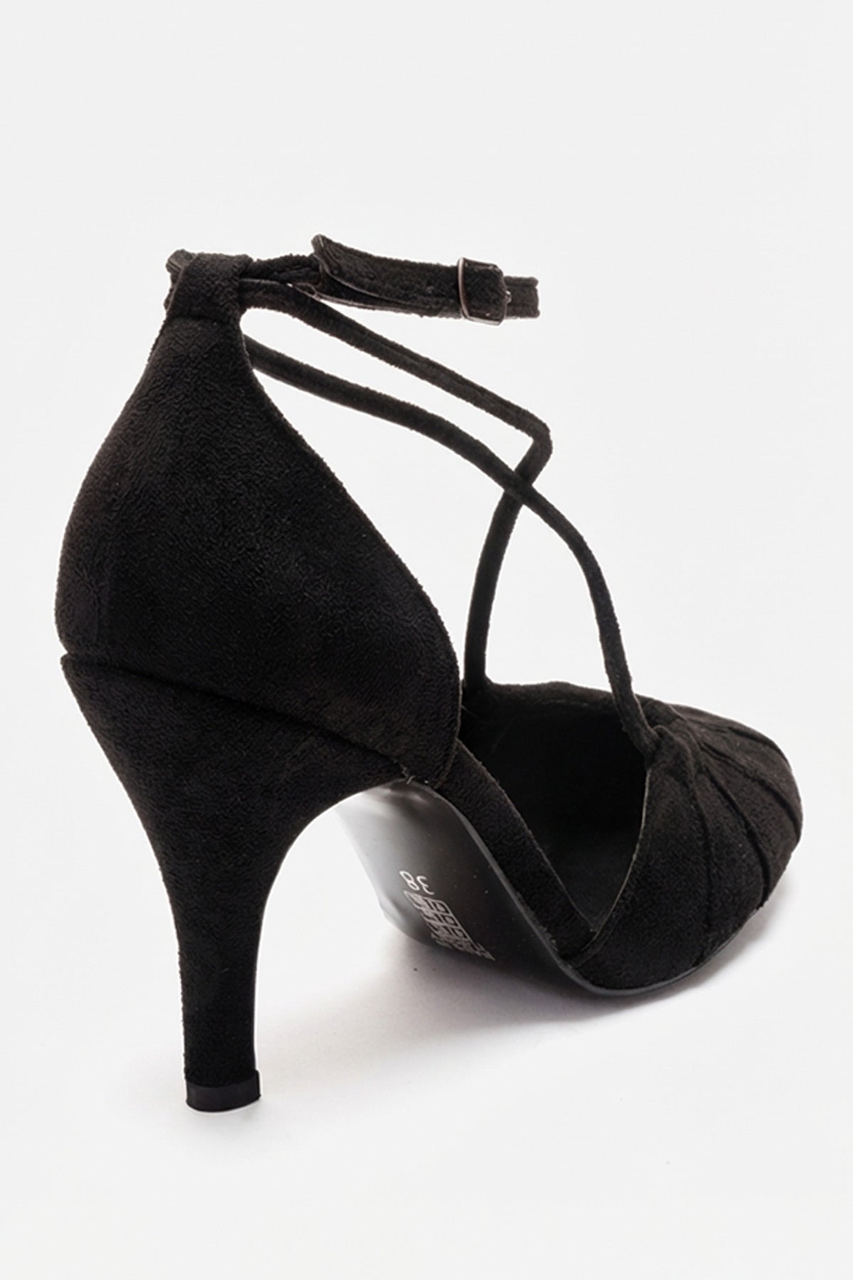 ELIZA - Black Suede Stiletto Pump (Women)