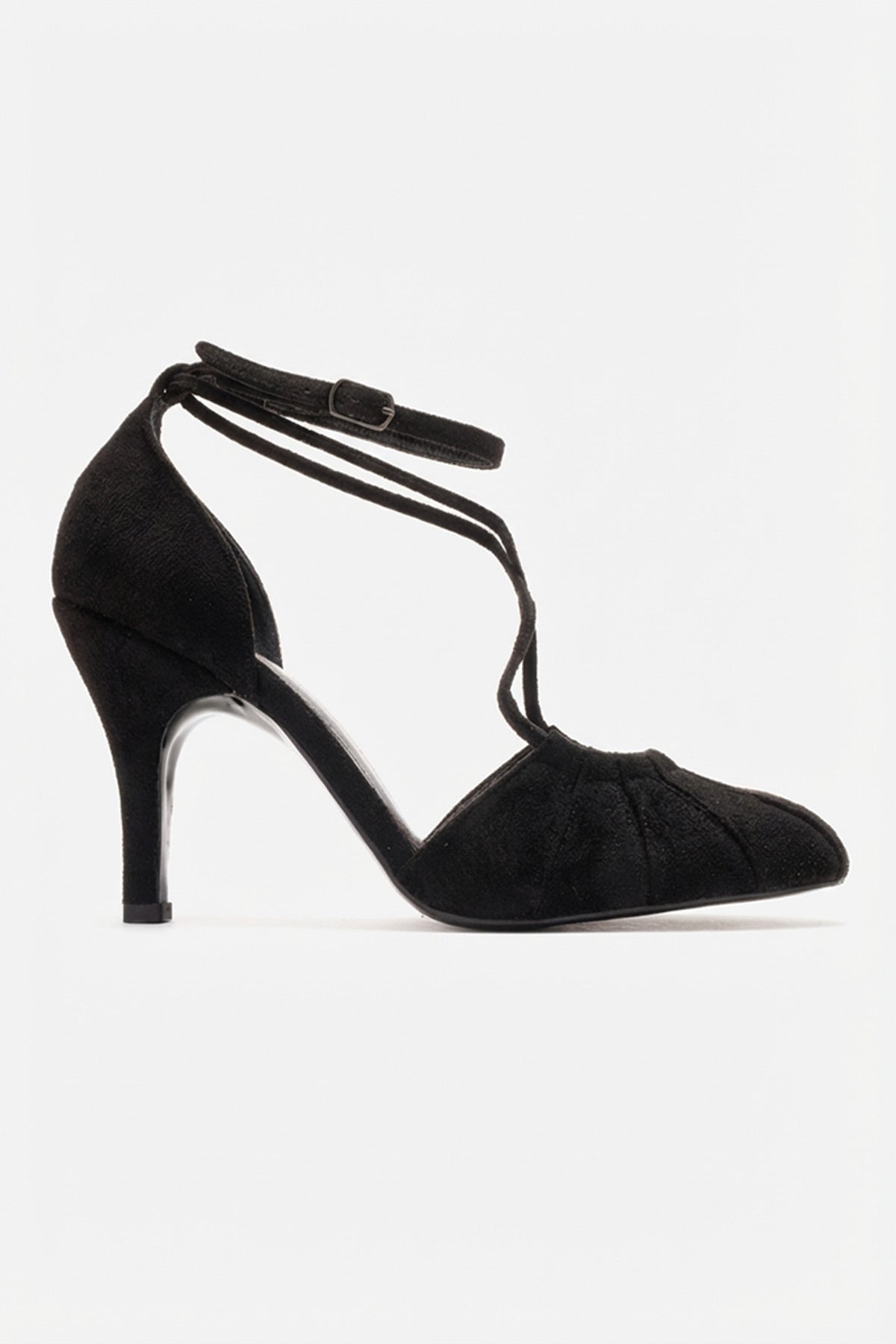 ELIZA - Black Suede Stiletto Pump (Women)
