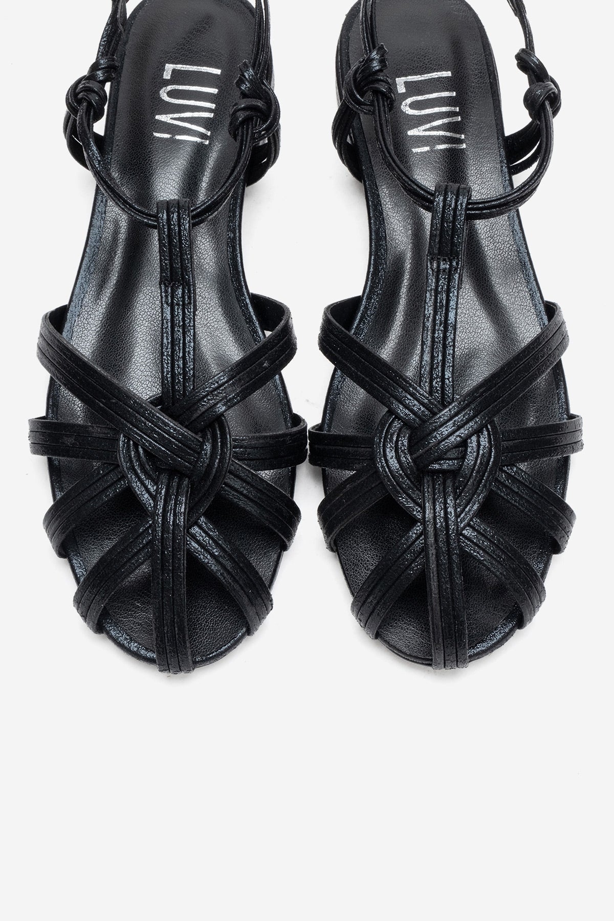 ROSSE - Black Block Heel Sandal (Women)