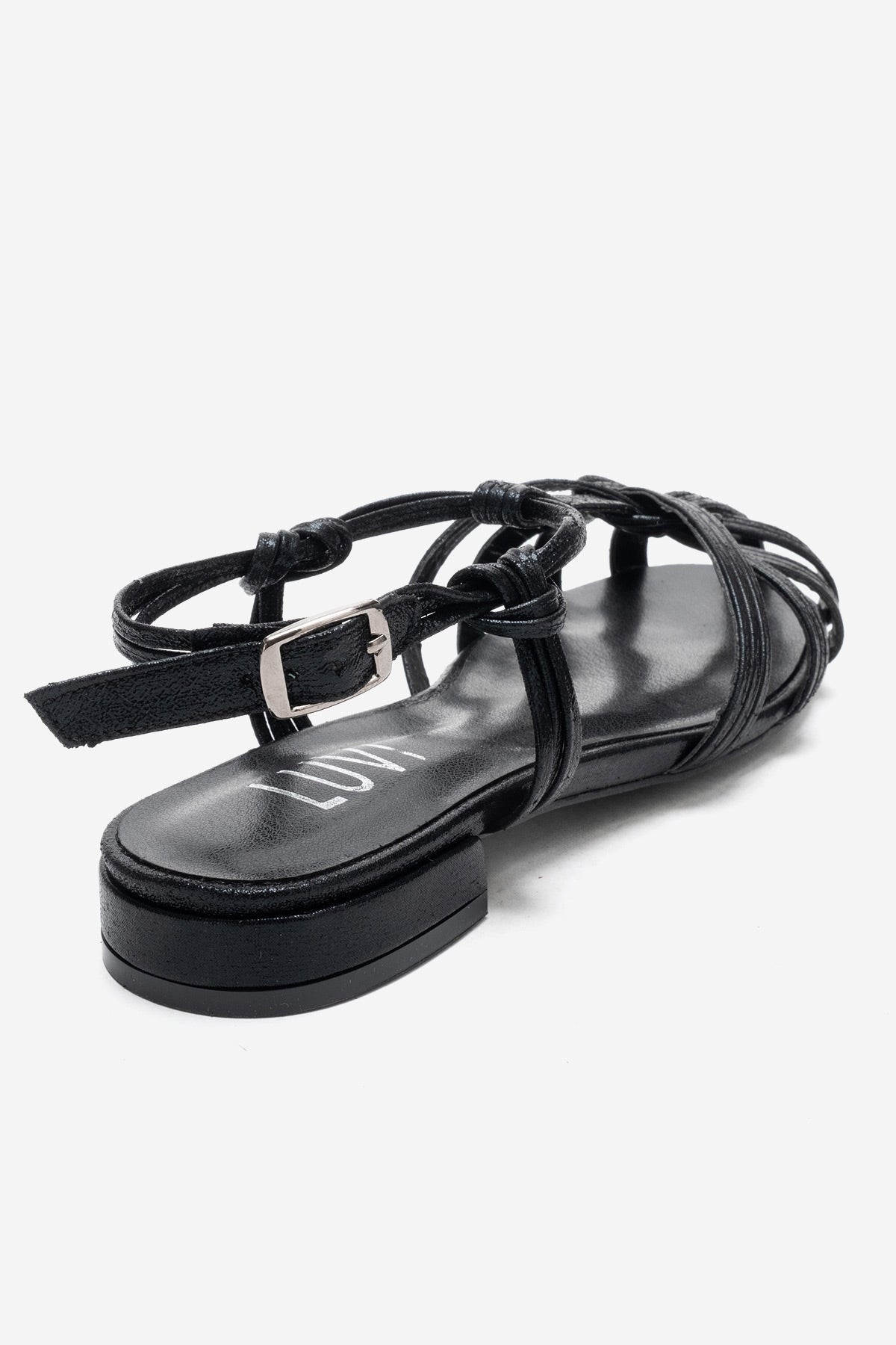 ROSSE - Black Block Heel Sandal (Women)