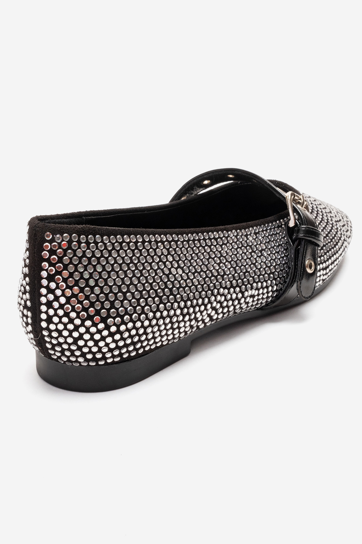 CLIVE - Black Embellished Ballet Flat (Women)