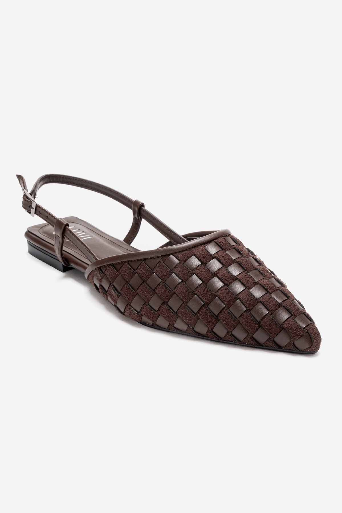 CHANDA - Brown Pointed Toe Sandal (Women)