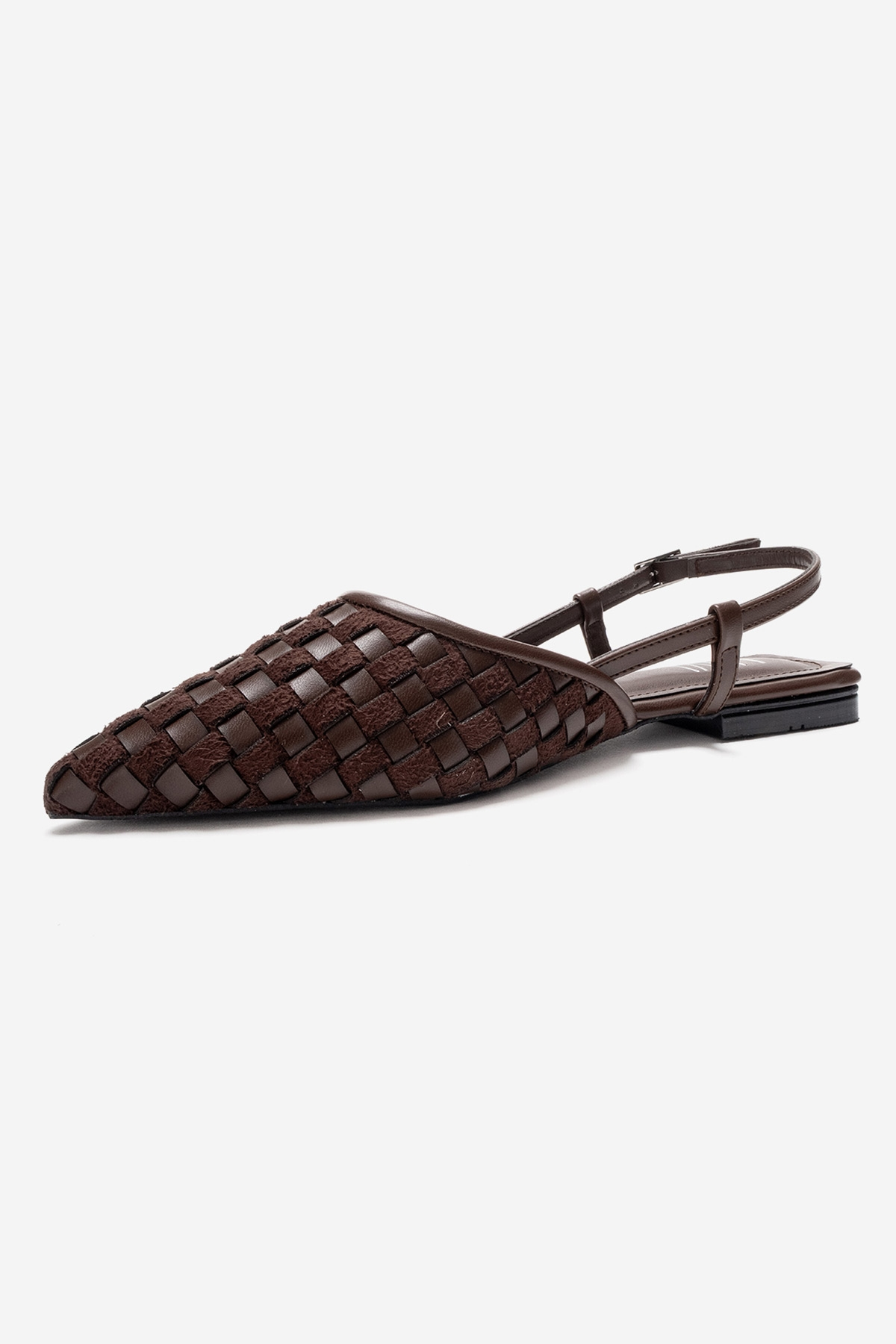 CHANDA - Brown Pointed Toe Sandal (Women)