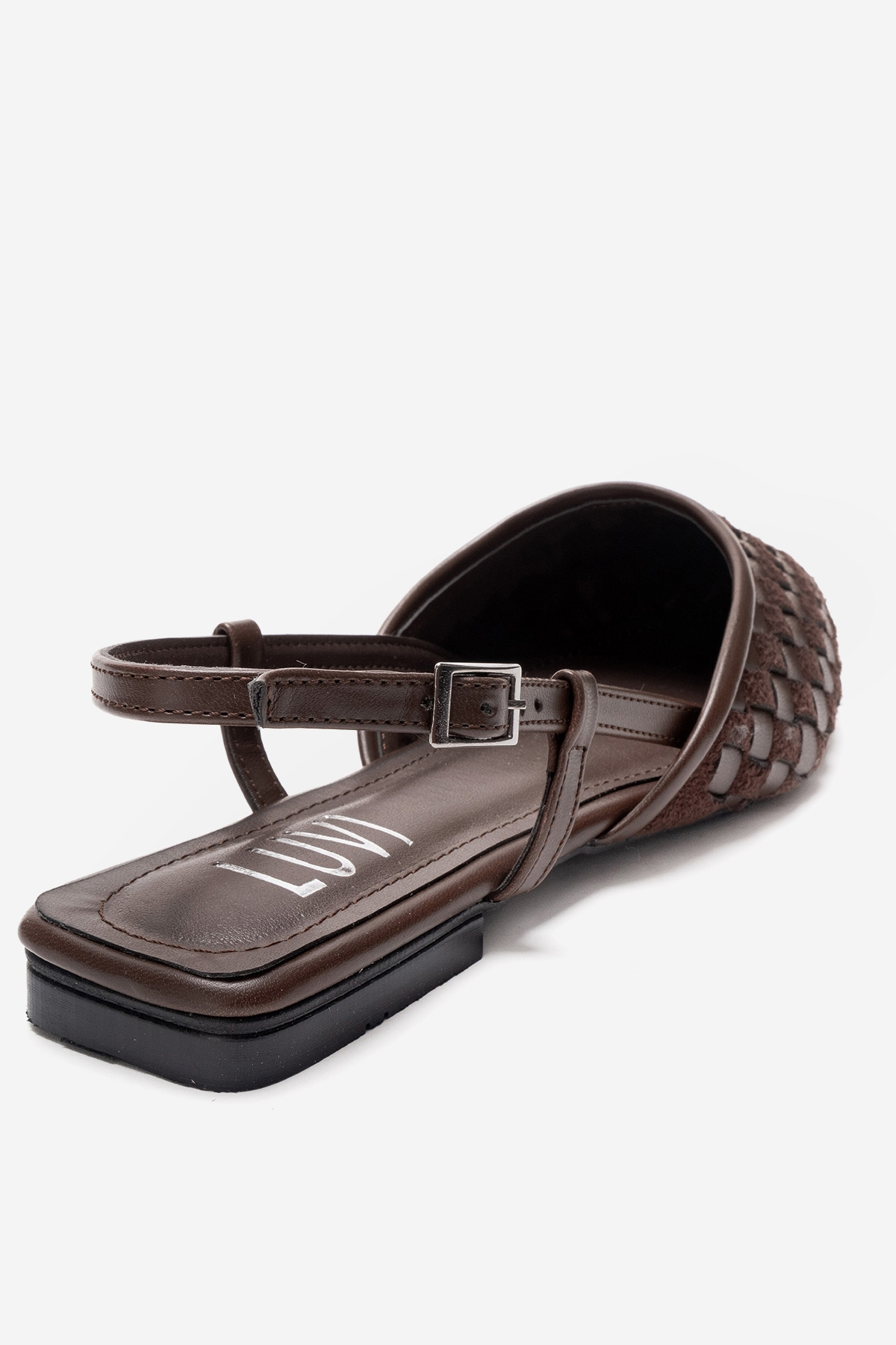 CHANDA - Brown Pointed Toe Sandal (Women)