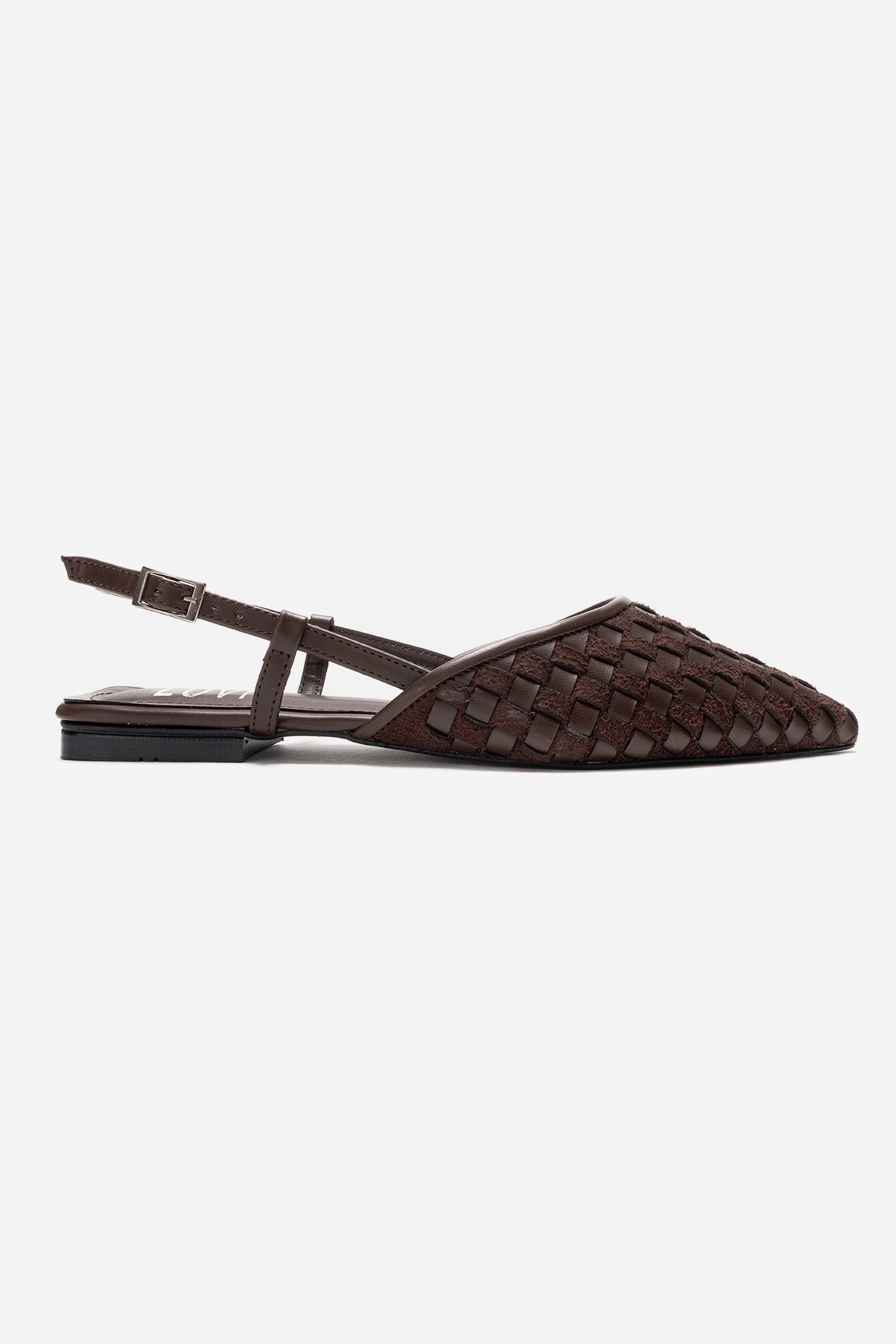 CHANDA - Brown Pointed Toe Sandal (Women)