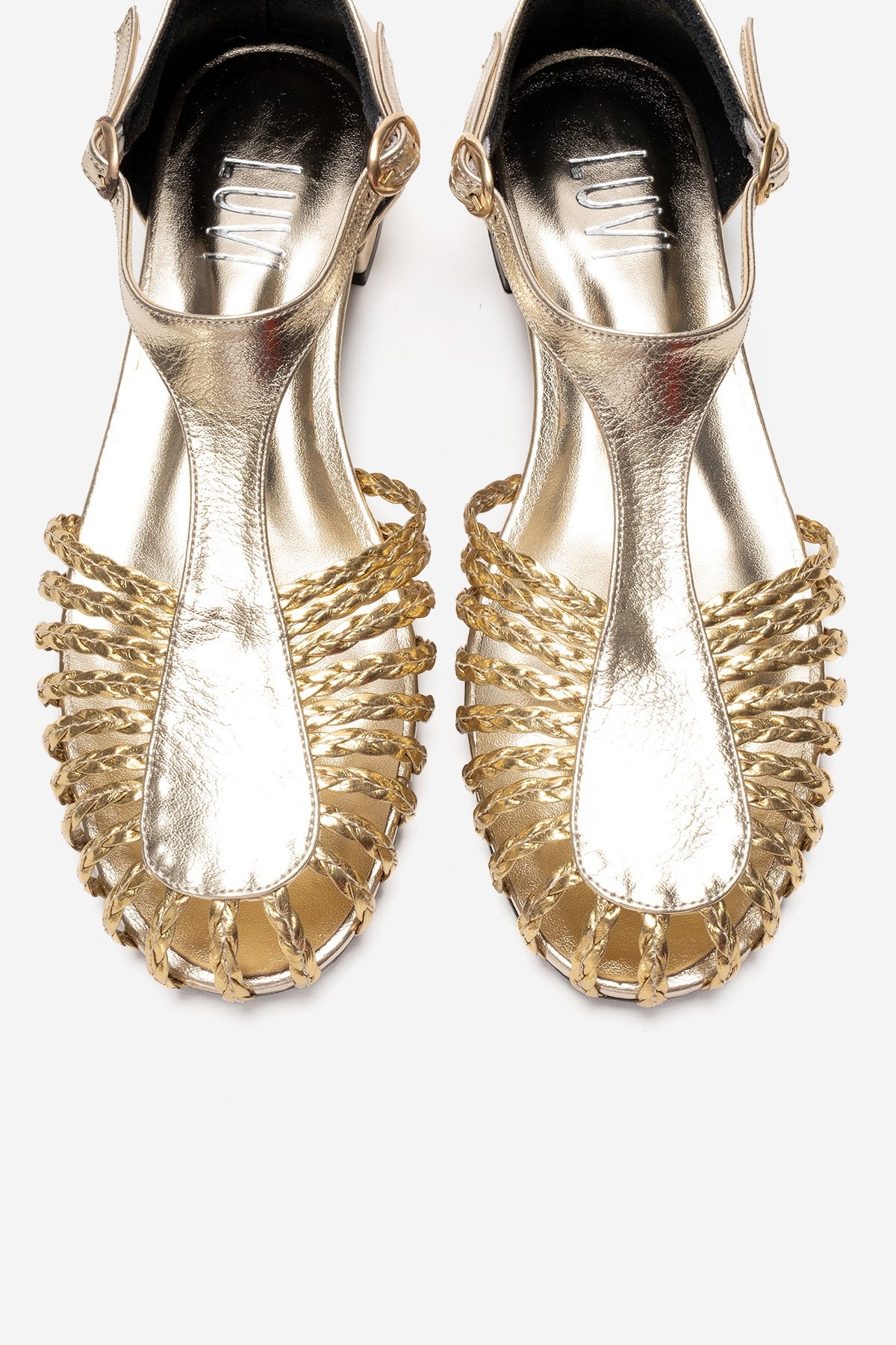 ONOS - Gold Woven Detail Sandal (Women)