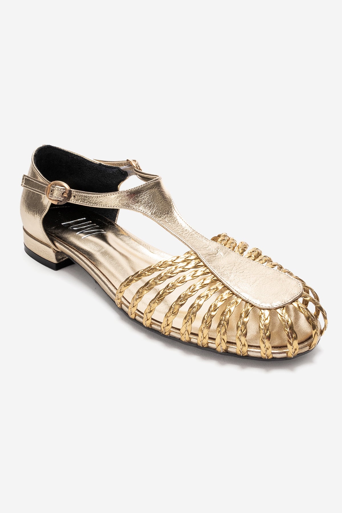 ONOS - Gold Woven Detail Sandal (Women)