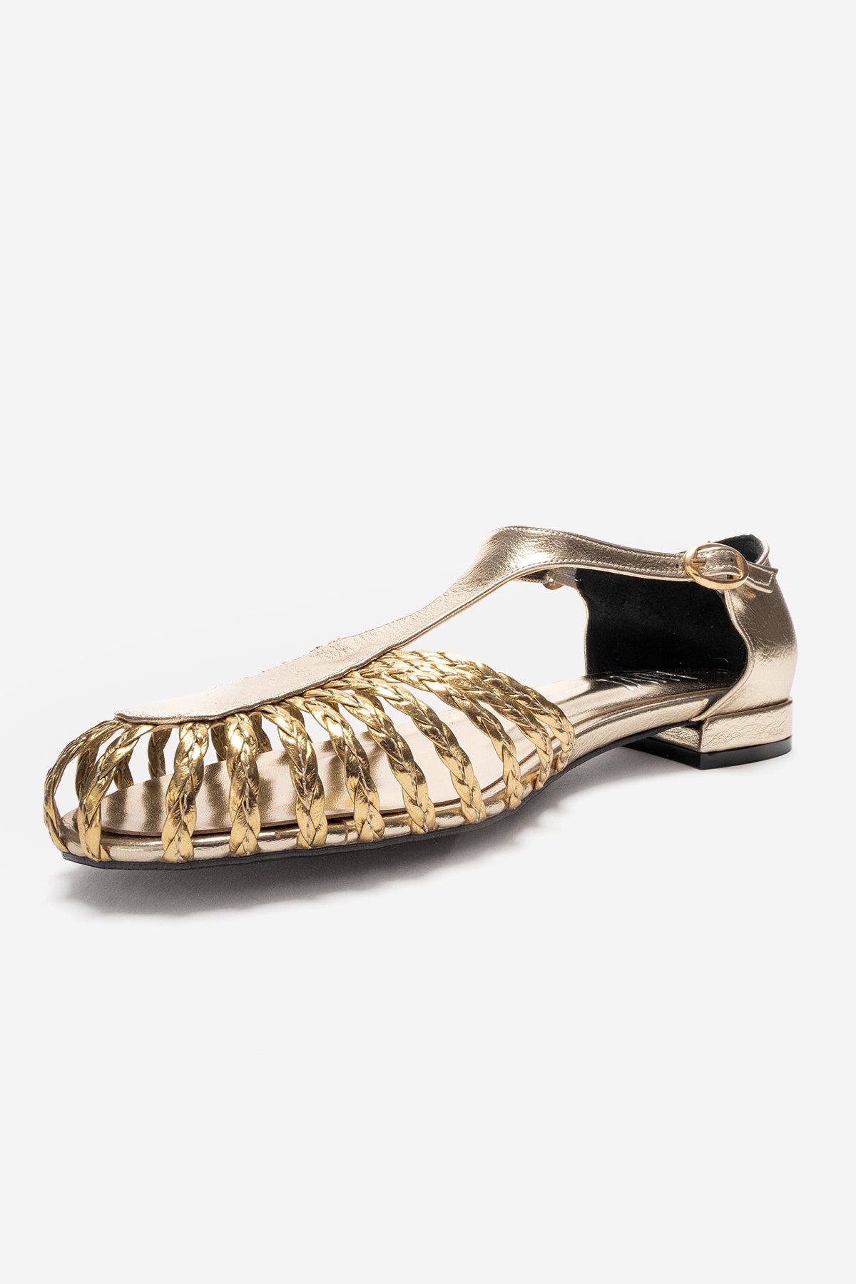 ONOS - Gold Woven Detail Sandal (Women)