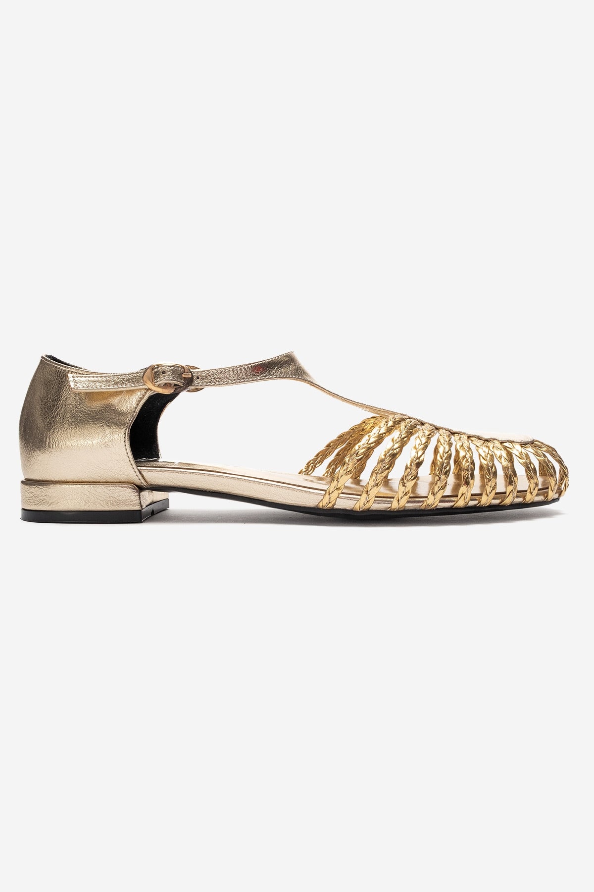 ONOS - Gold Woven Detail Sandal (Women)
