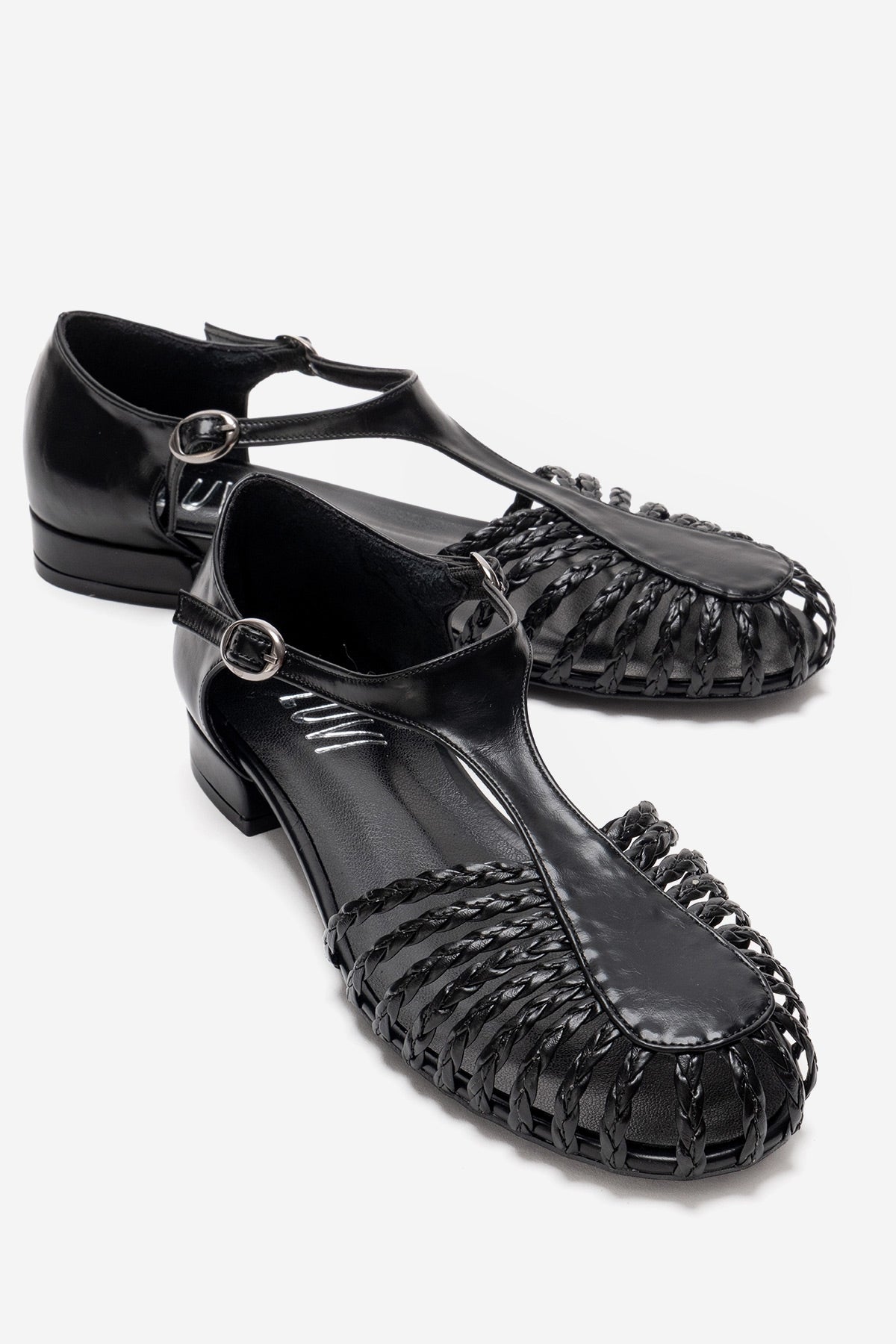 ONOS - Black Woven Detail Sandal (Women)