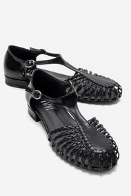 ONOS - Black Woven Detail Sandal (Women)