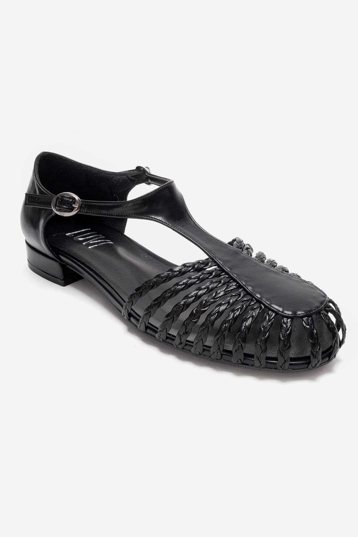 ONOS - Black Woven Detail Sandal (Women)