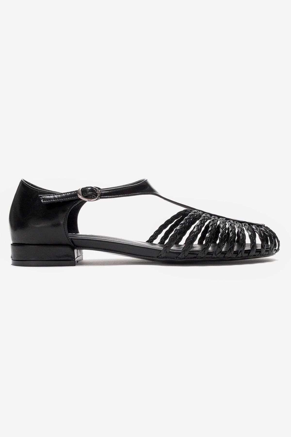 ONOS - Black Woven Detail Sandal (Women)