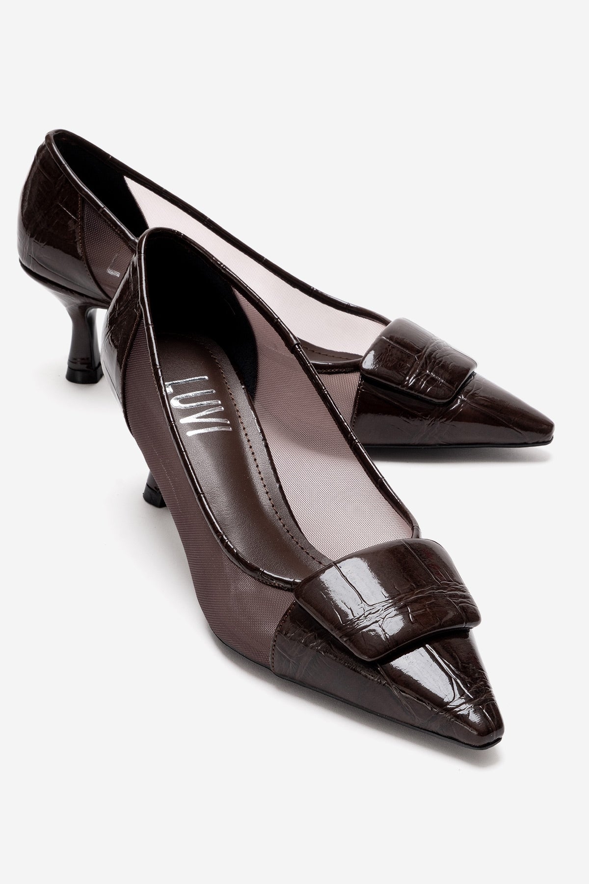 OLA - Brown Stiletto Pump (Women)