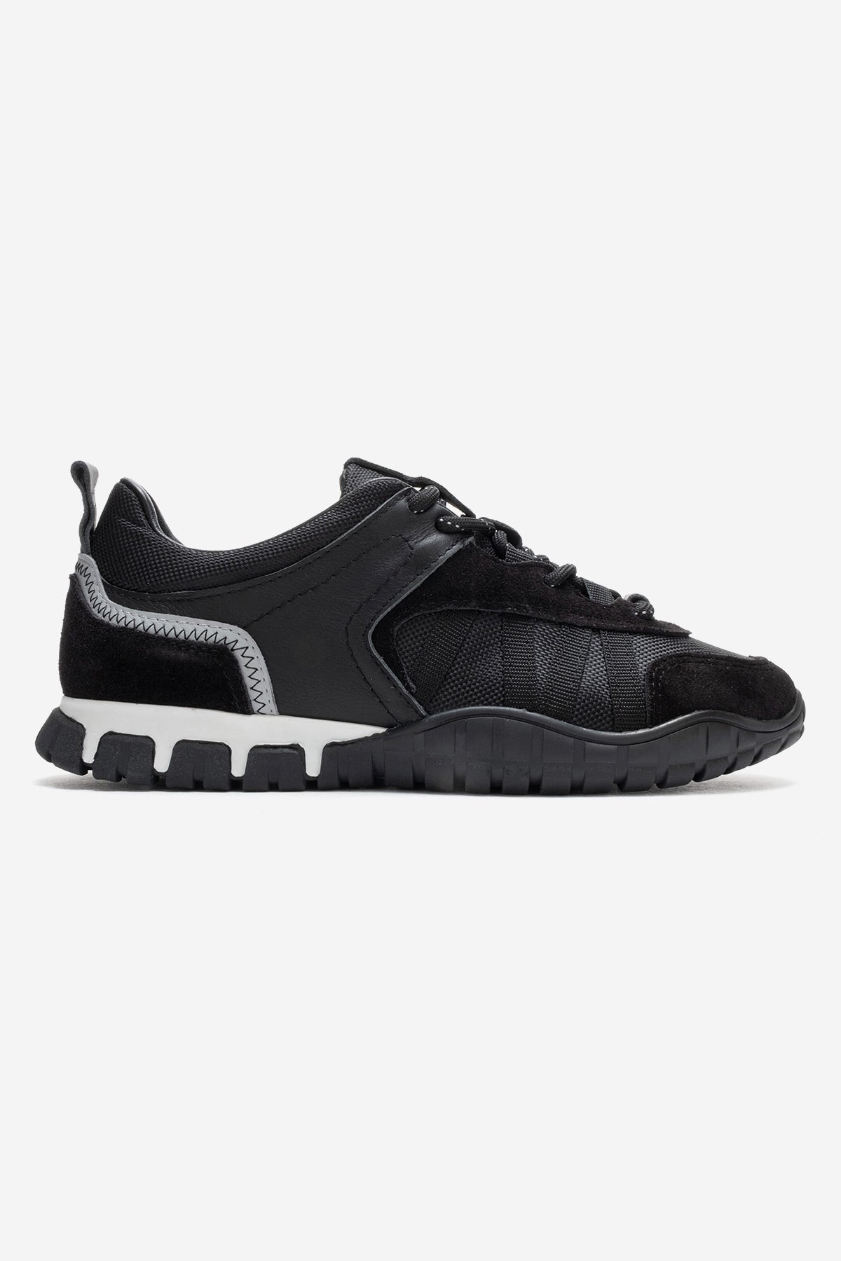 FIERA - Black Genuine Leather Sneaker (Women)