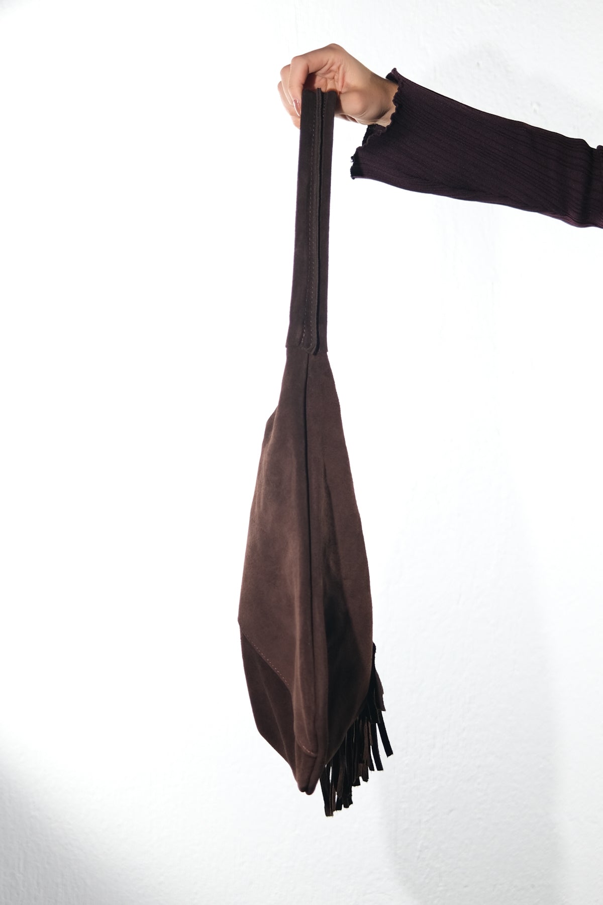 NOCHE - Brown Genuine Leather Shoulder Bag (Women)