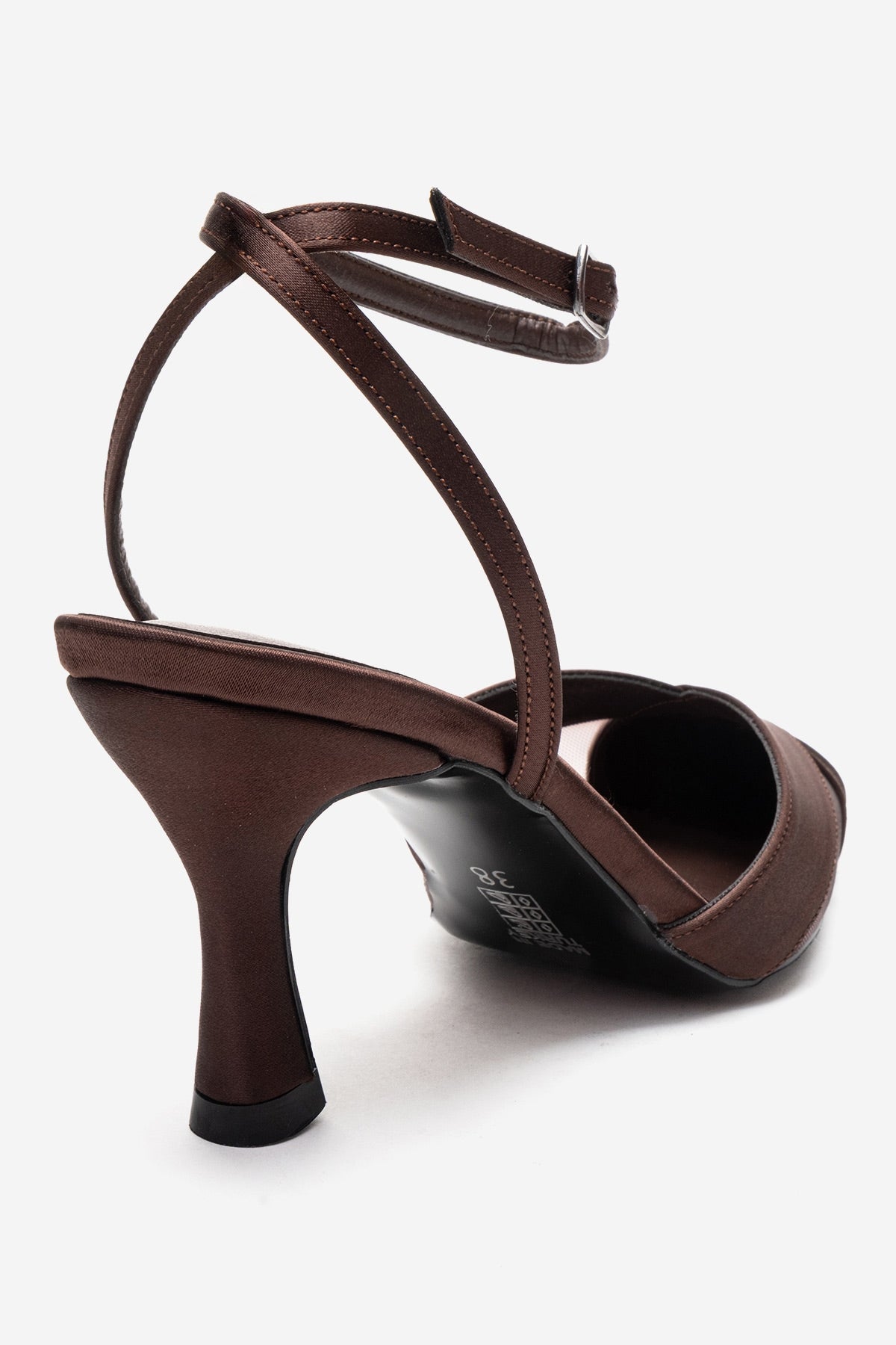 ESTELA - Brown Genuine Leather Stiletto Pump (Women)