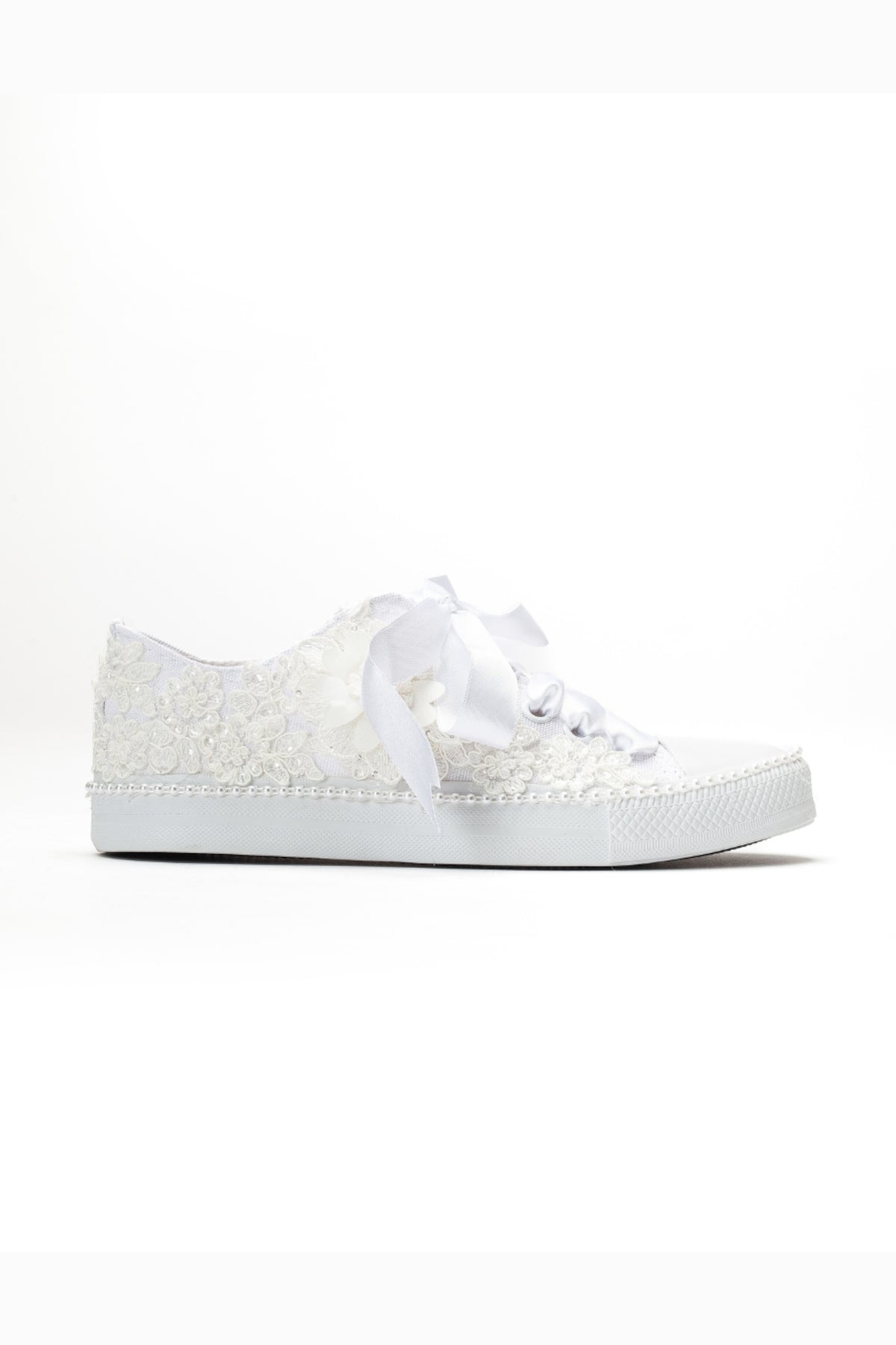 Marvelle Pearl Lace Bridal Sneaker