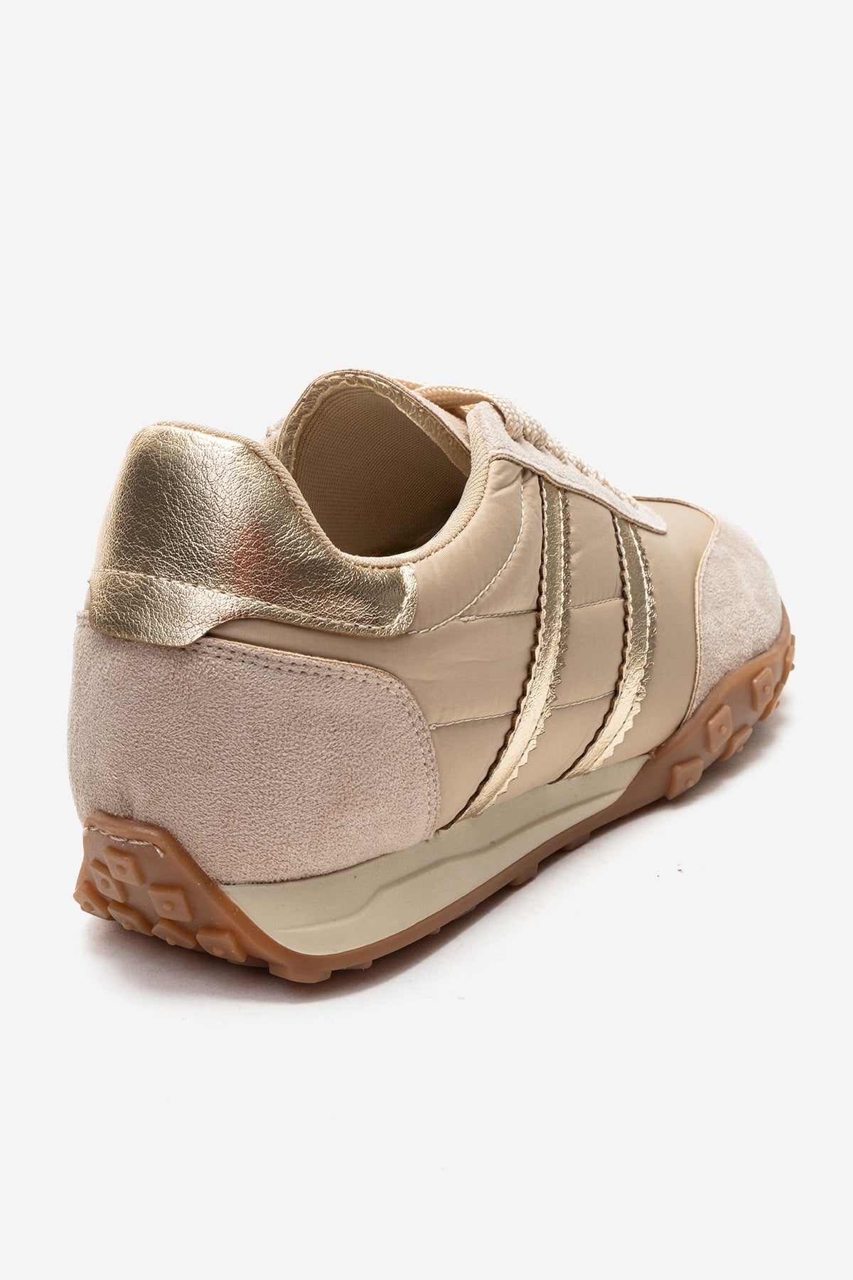 FLUX - Beige Suede Sneaker (Women)
