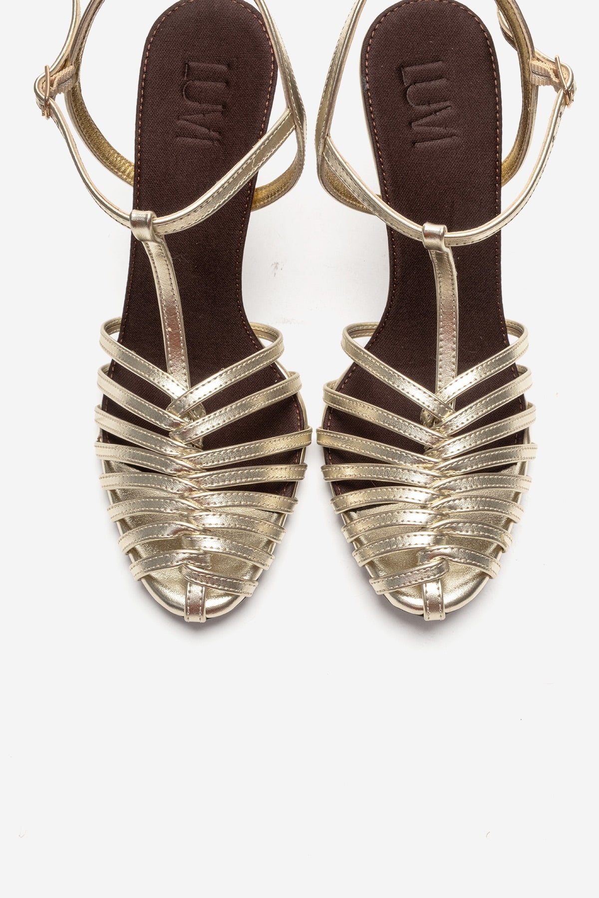 PASION - Gold Stiletto Pump (Women)