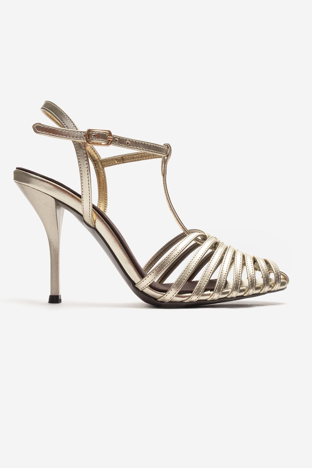 PASION - Gold Stiletto Pump (Women)