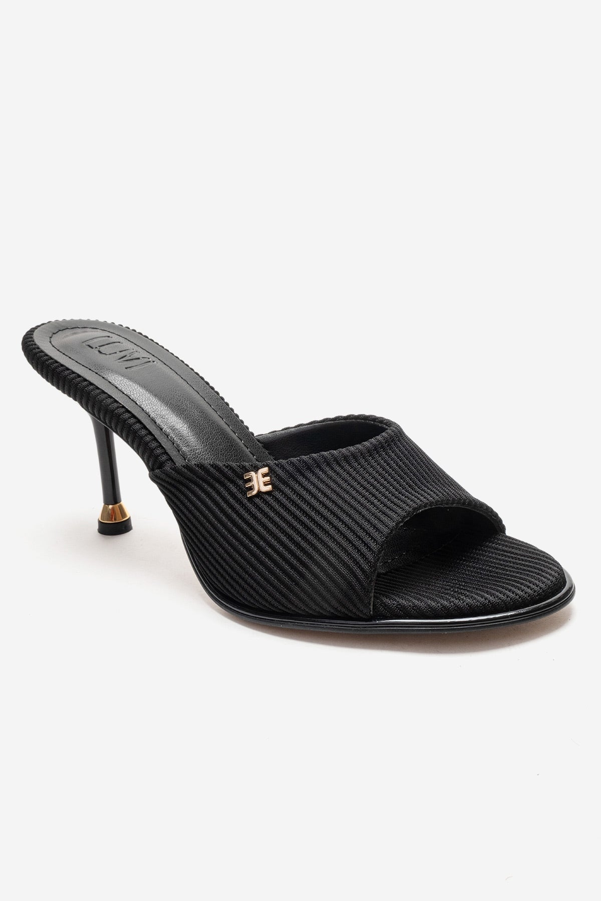Wendy - Black Stiletto Mule (Women)