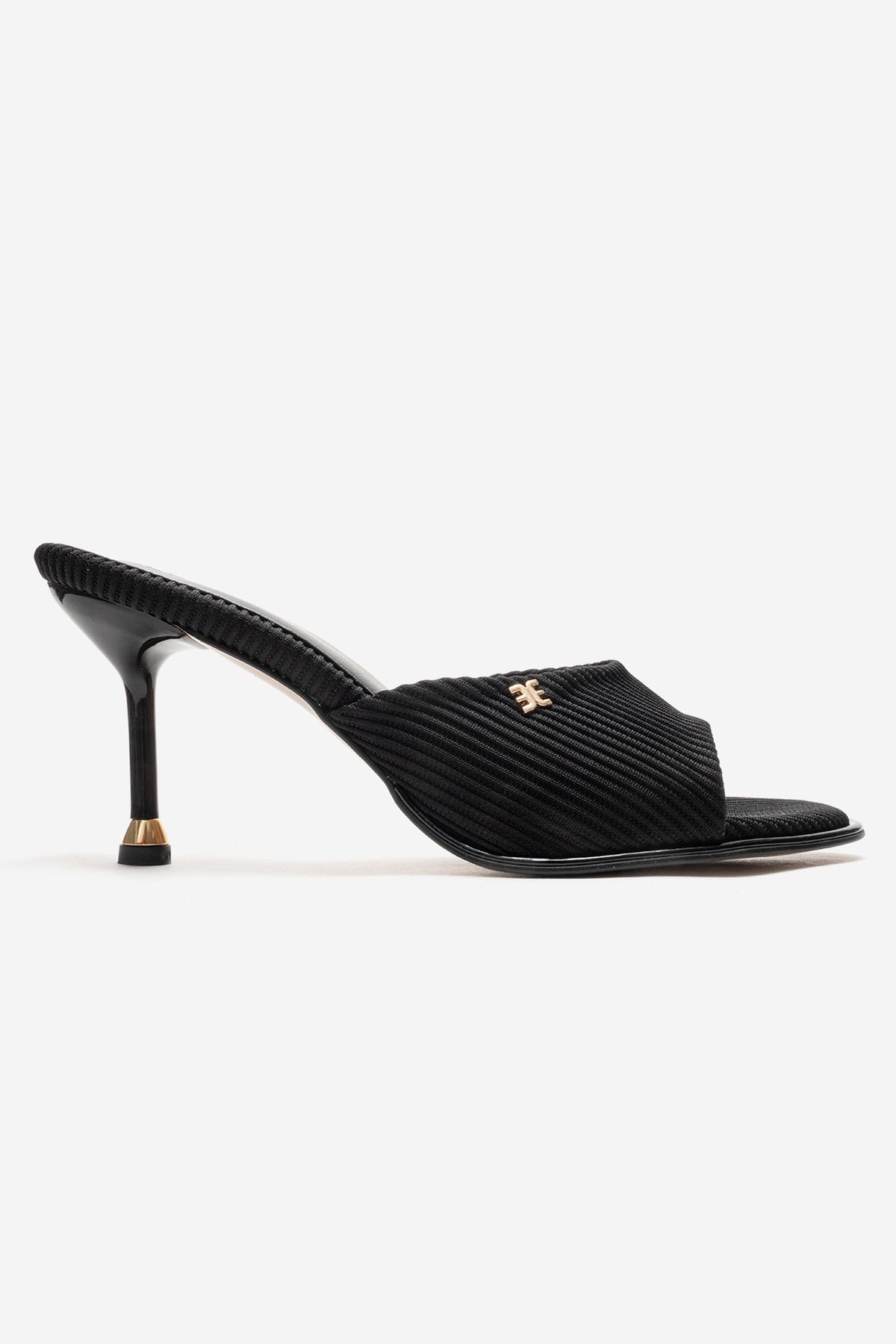 Wendy - Black Stiletto Mule (Women)