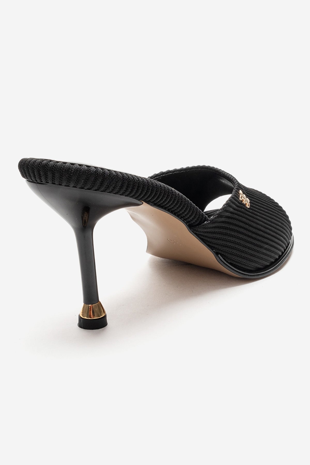 Wendy - Black Stiletto Mule (Women)