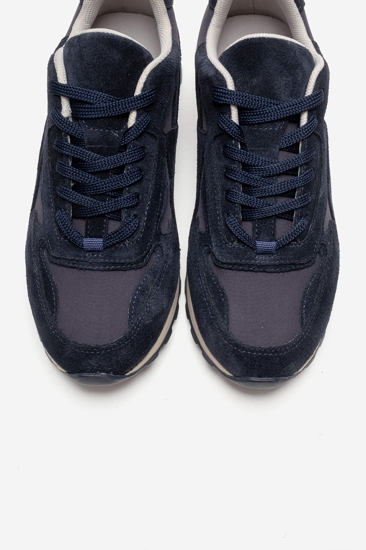 Sahra - Navy Genuine Leather Sneaker (Women)