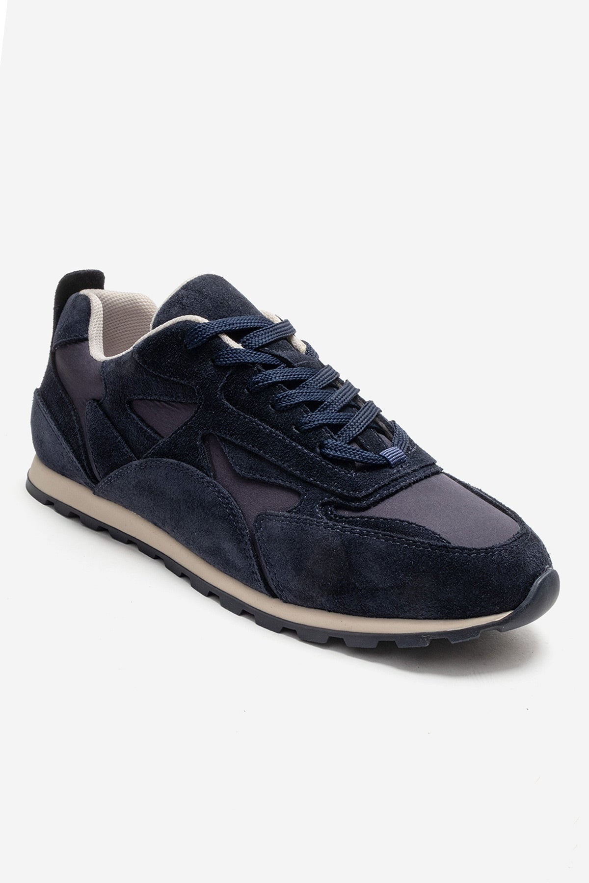 Sahra - Navy Genuine Leather Sneaker (Women)