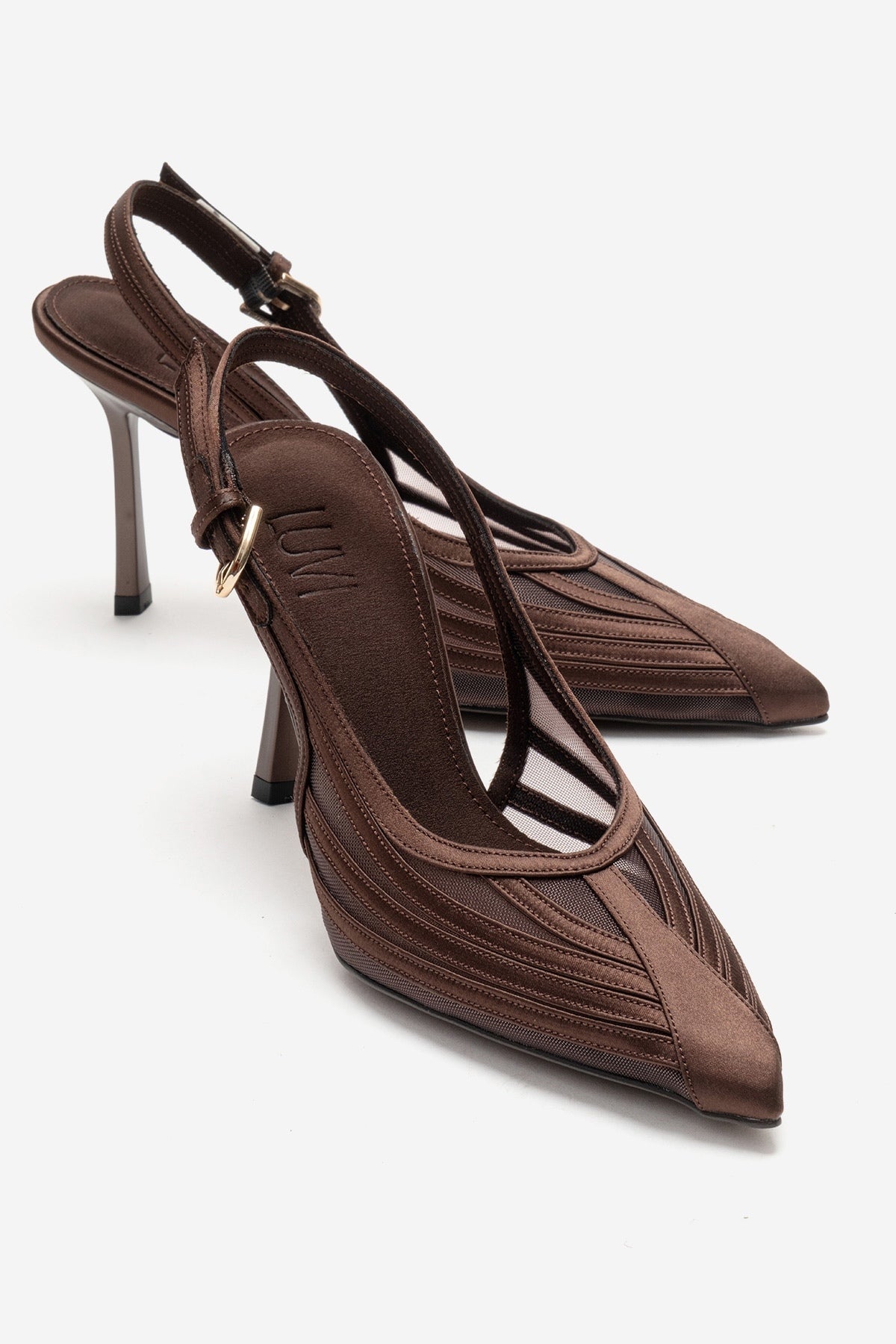 FAUNA - Brown Stiletto Pump (Women)