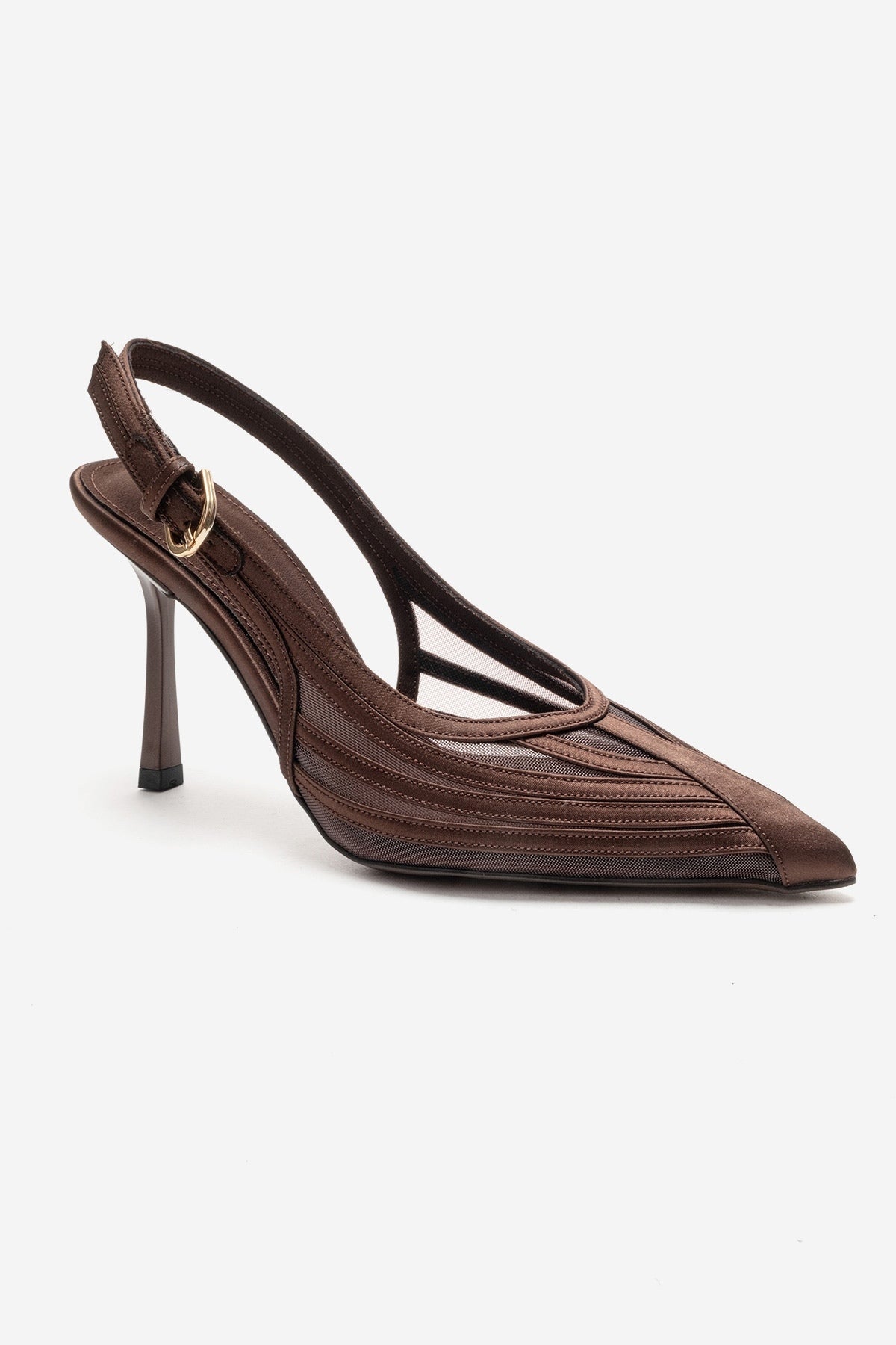 FAUNA - Brown Stiletto Pump (Women)