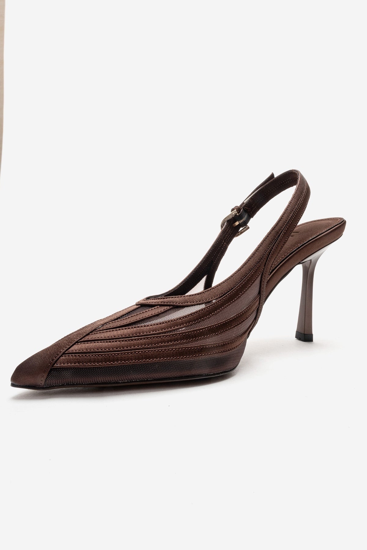 FAUNA - Brown Stiletto Pump (Women)