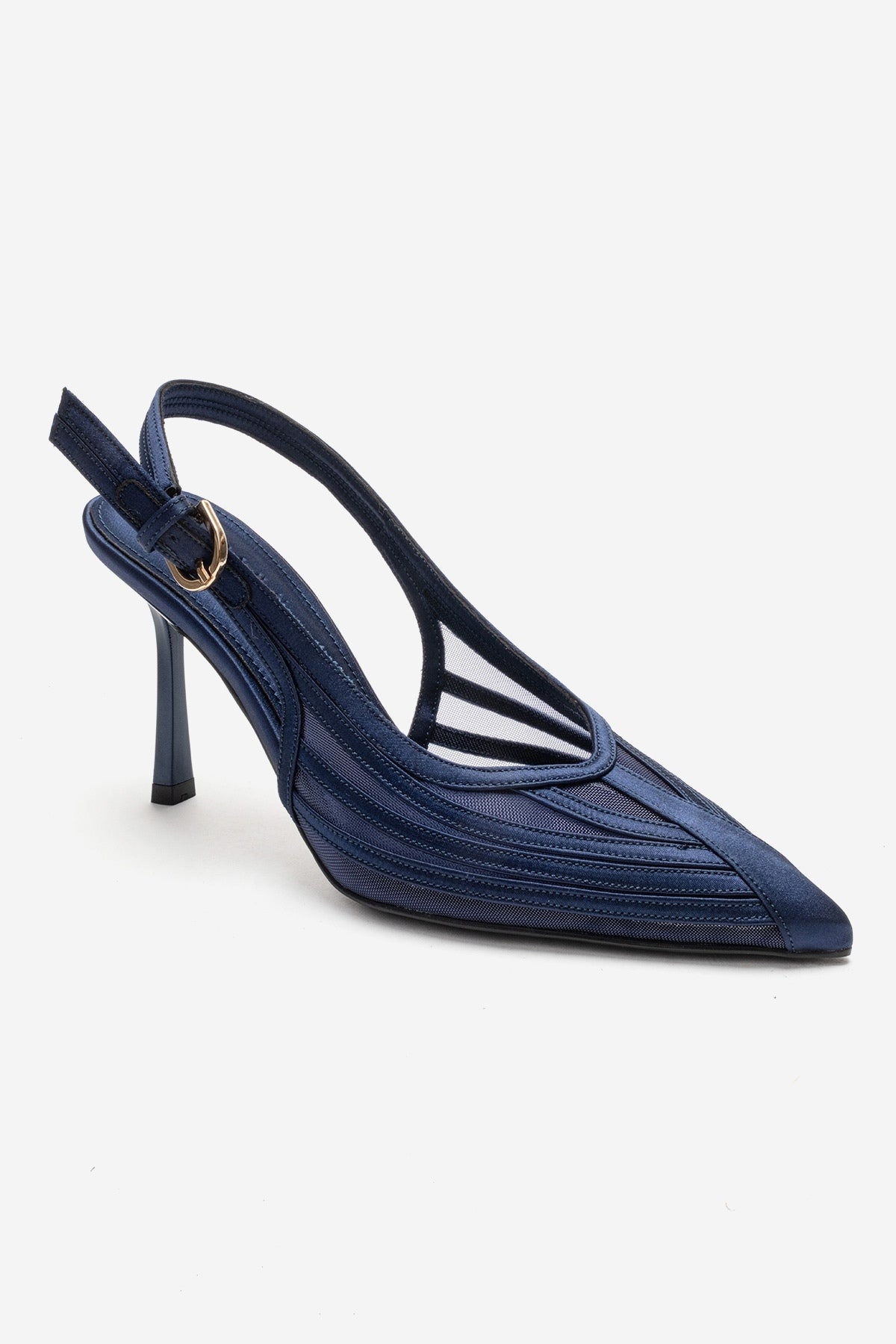 FAUNA - Navy Stiletto Pump (Women)