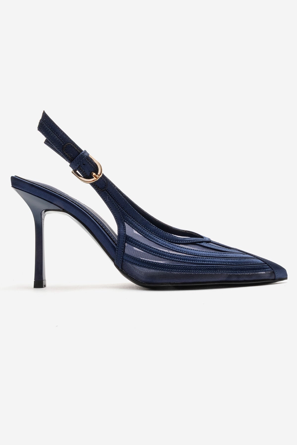 FAUNA - Navy Stiletto Pump (Women)