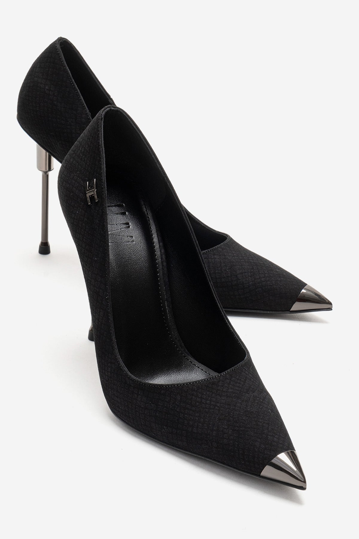 CARLAS - Black Patterned Stiletto Pump (Women)
