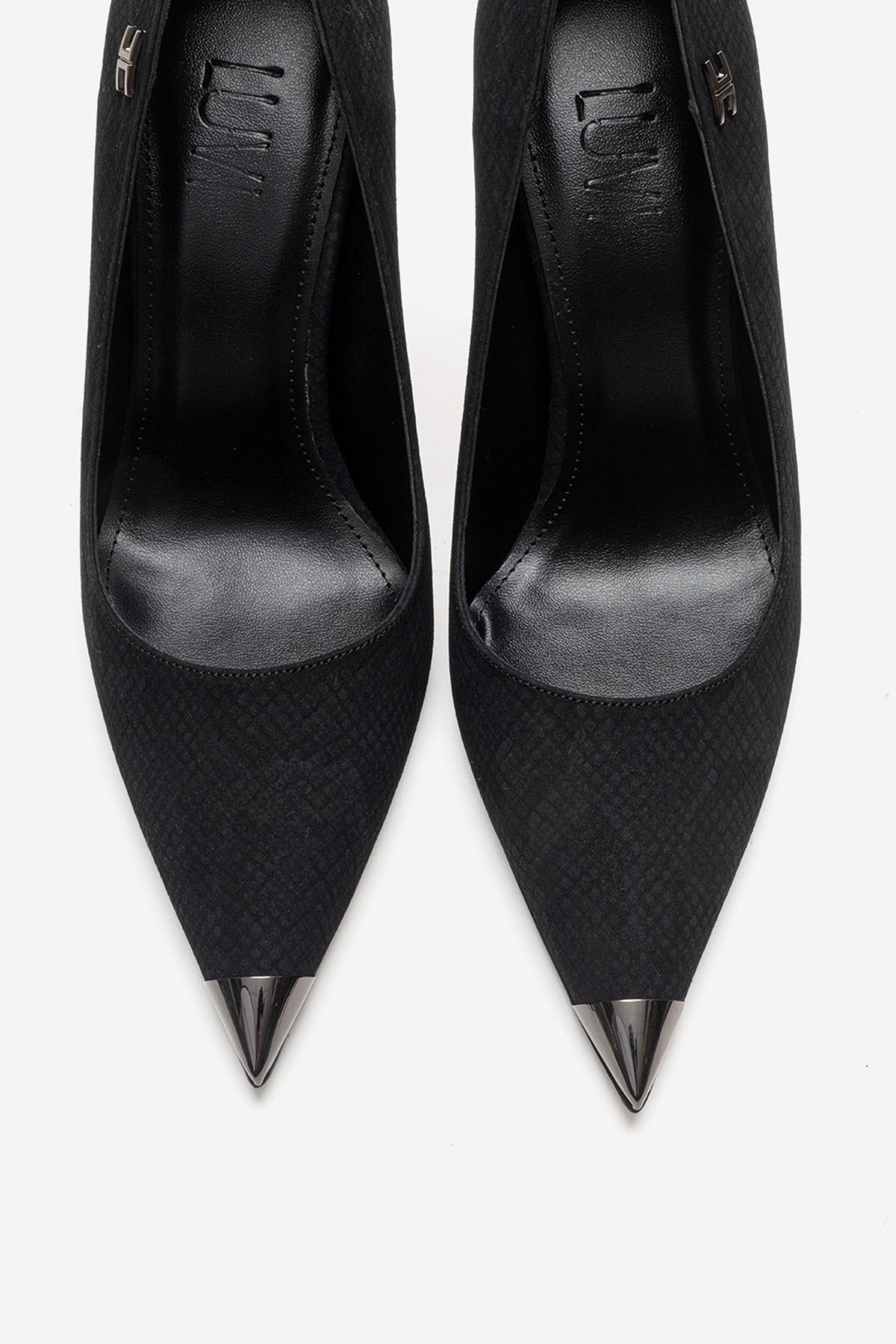 CARLAS - Black Patterned Stiletto Pump (Women)