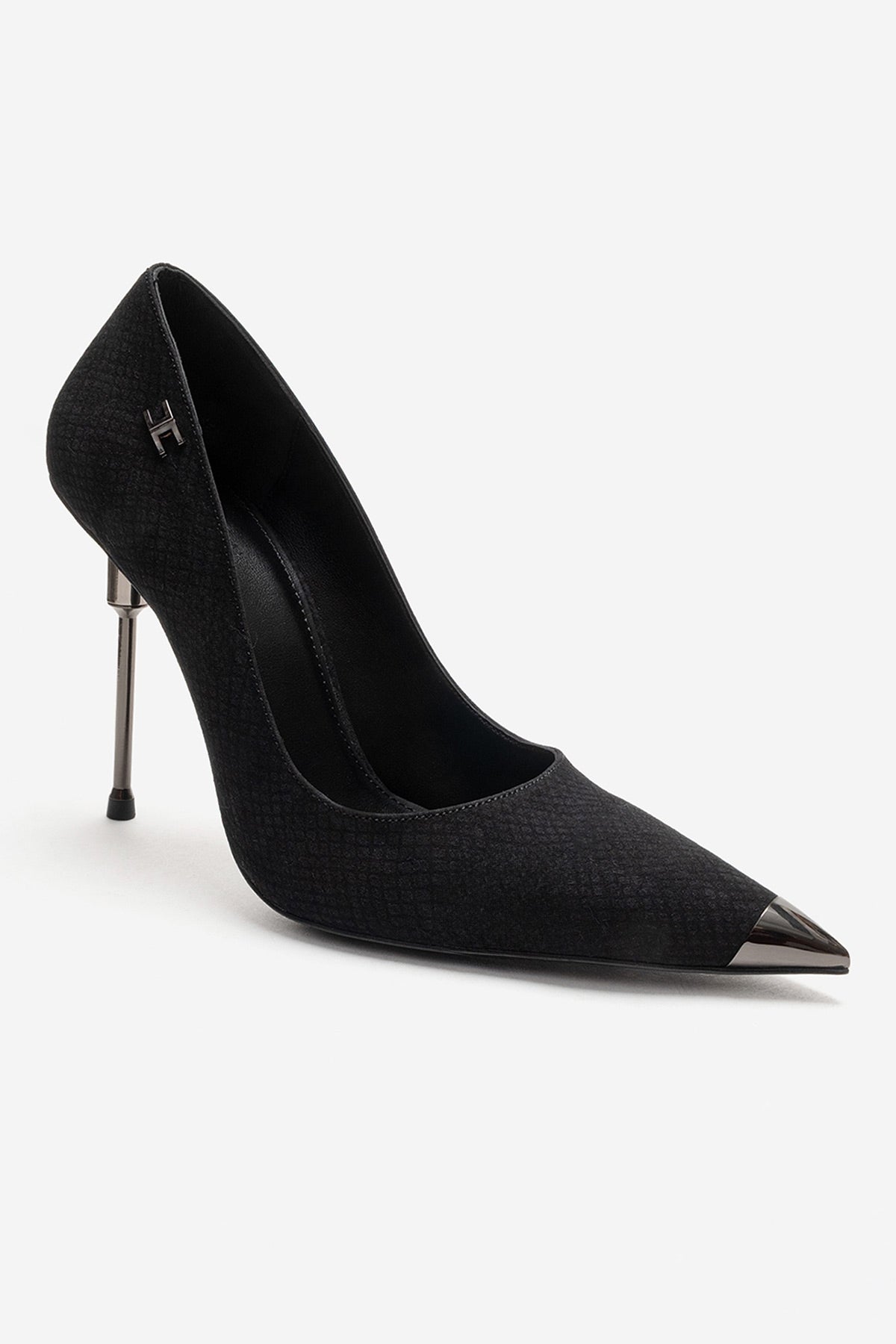 CARLAS - Black Patterned Stiletto Pump (Women)