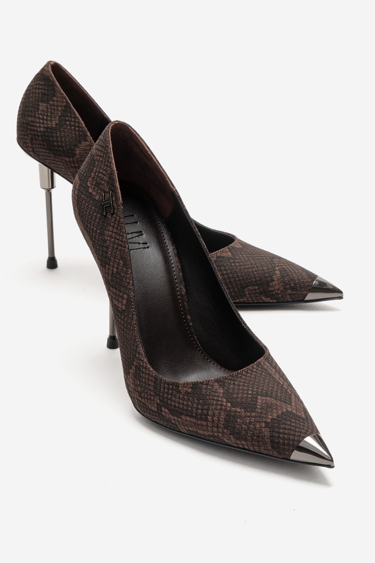 CARLAS - Brown Patterned Stiletto Pump (Women)