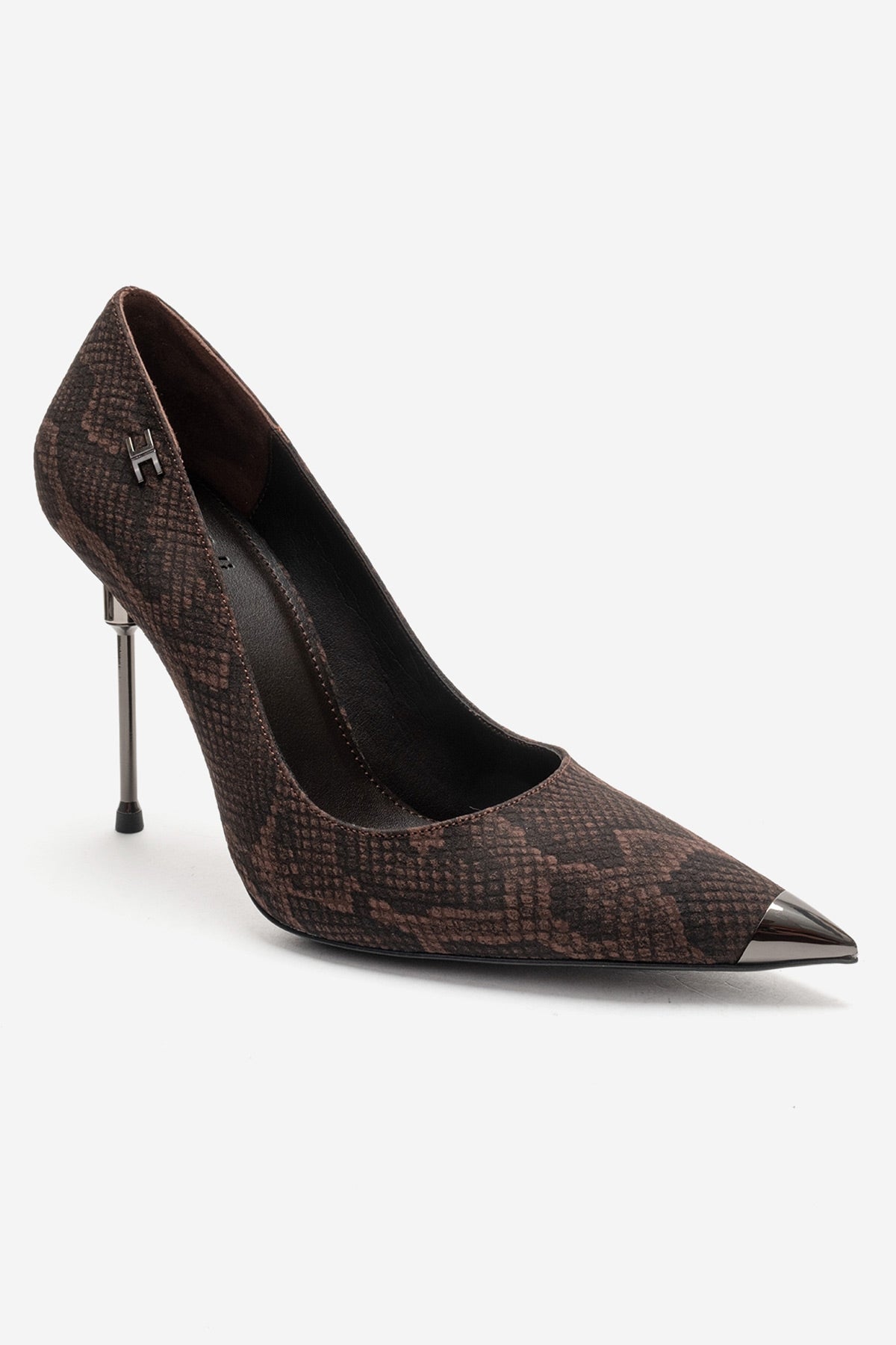 CARLAS - Brown Patterned Stiletto Pump (Women)