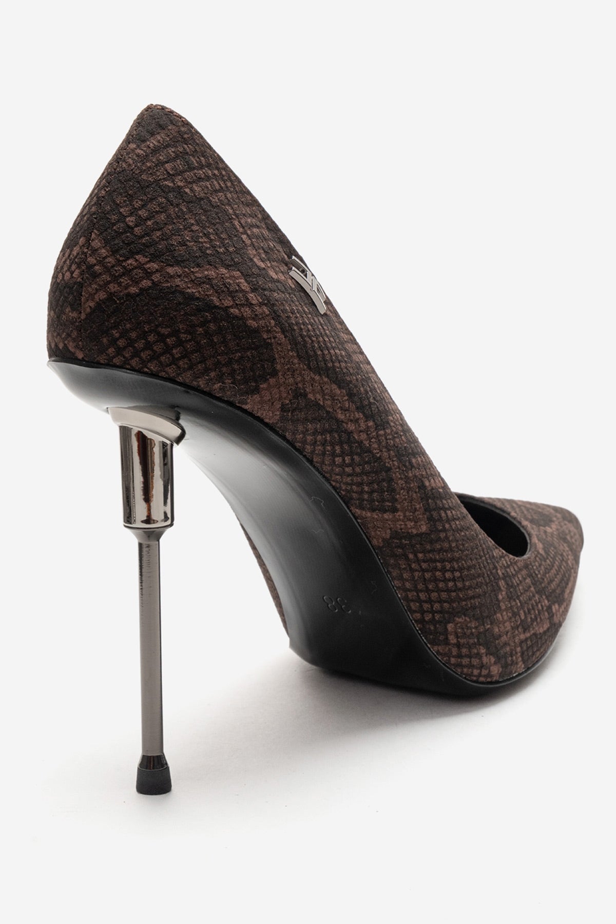 CARLAS - Brown Patterned Stiletto Pump (Women)
