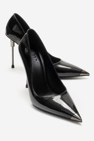 CARLAS - Black Patent Stiletto Pump (Women)
