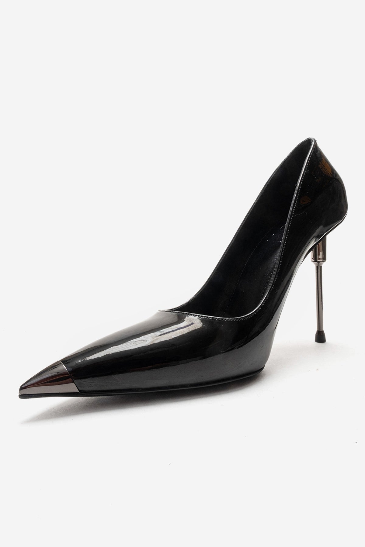 CARLAS - Black Patent Stiletto Pump (Women)