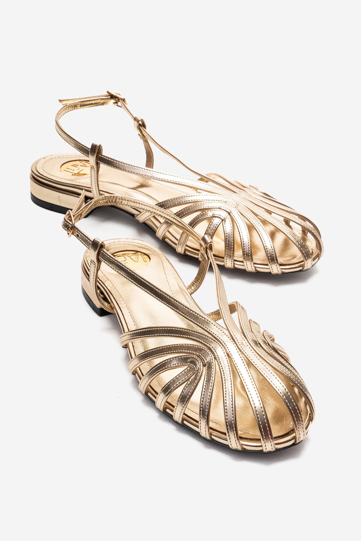 LISS - Gold Genuine Leather Sandal (Women)