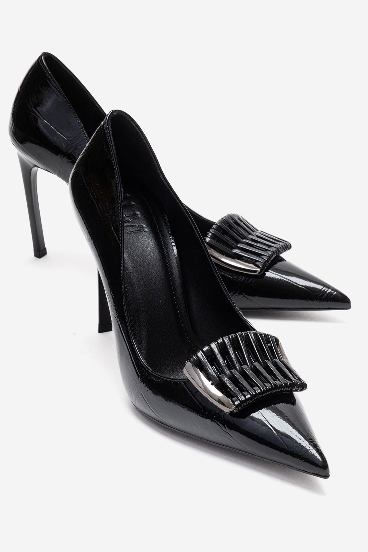 GUERNI - Black Stiletto Pump (Women)