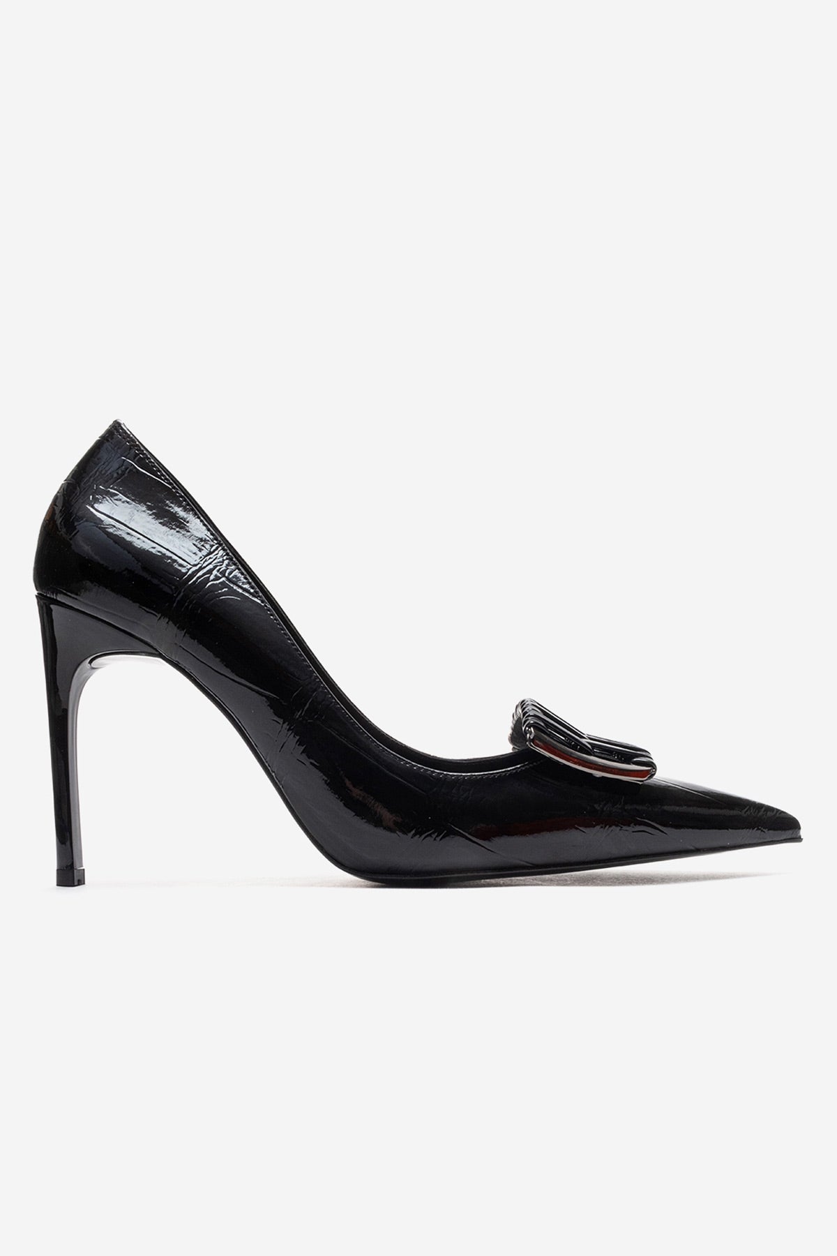 GUERNI - Black Stiletto Pump (Women)