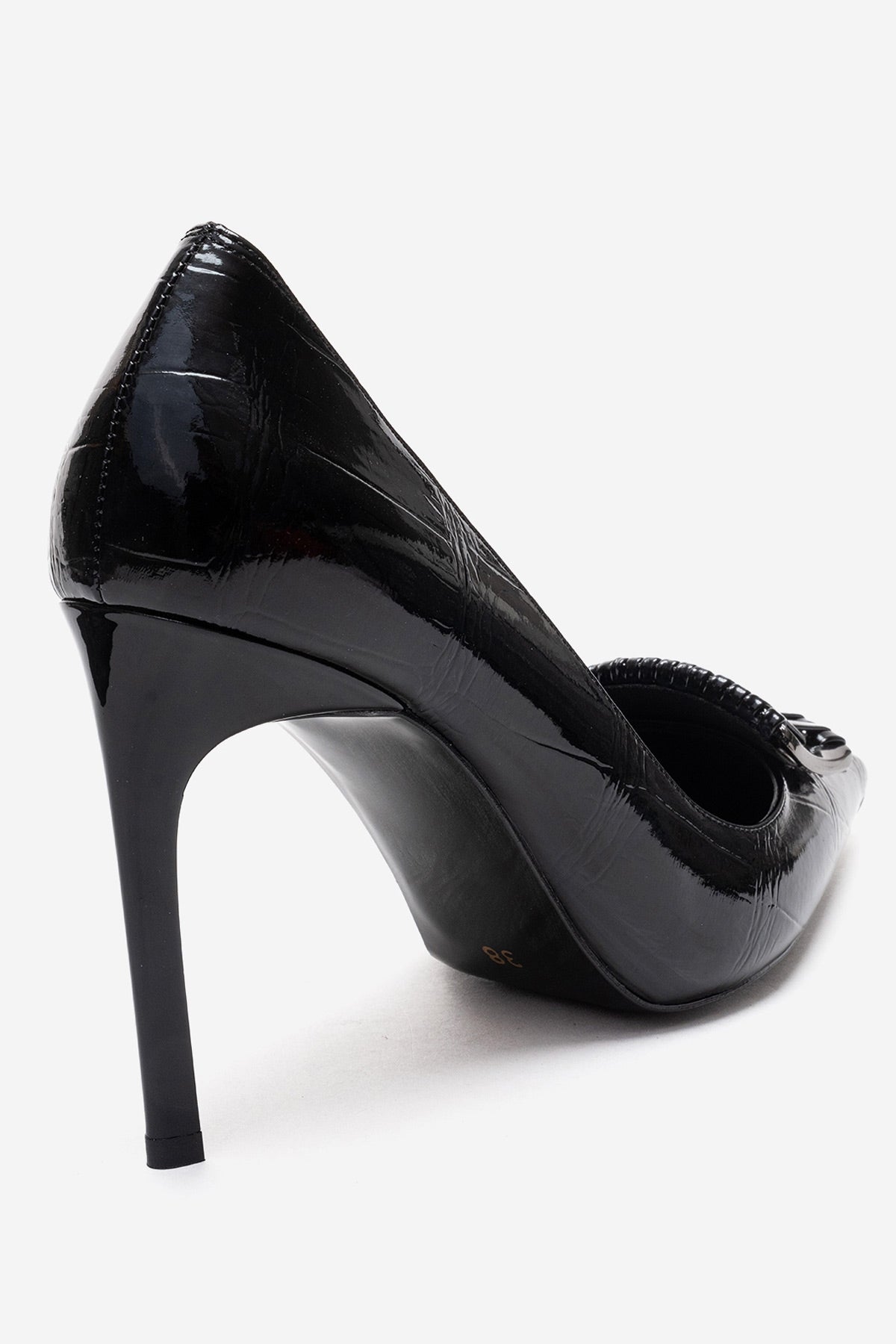 GUERNI - Black Stiletto Pump (Women)