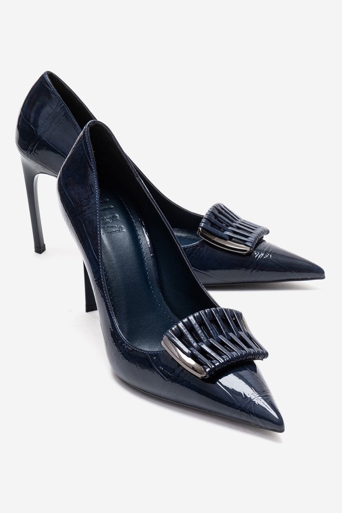 GUERNI - Navy Stiletto Pump (Women)